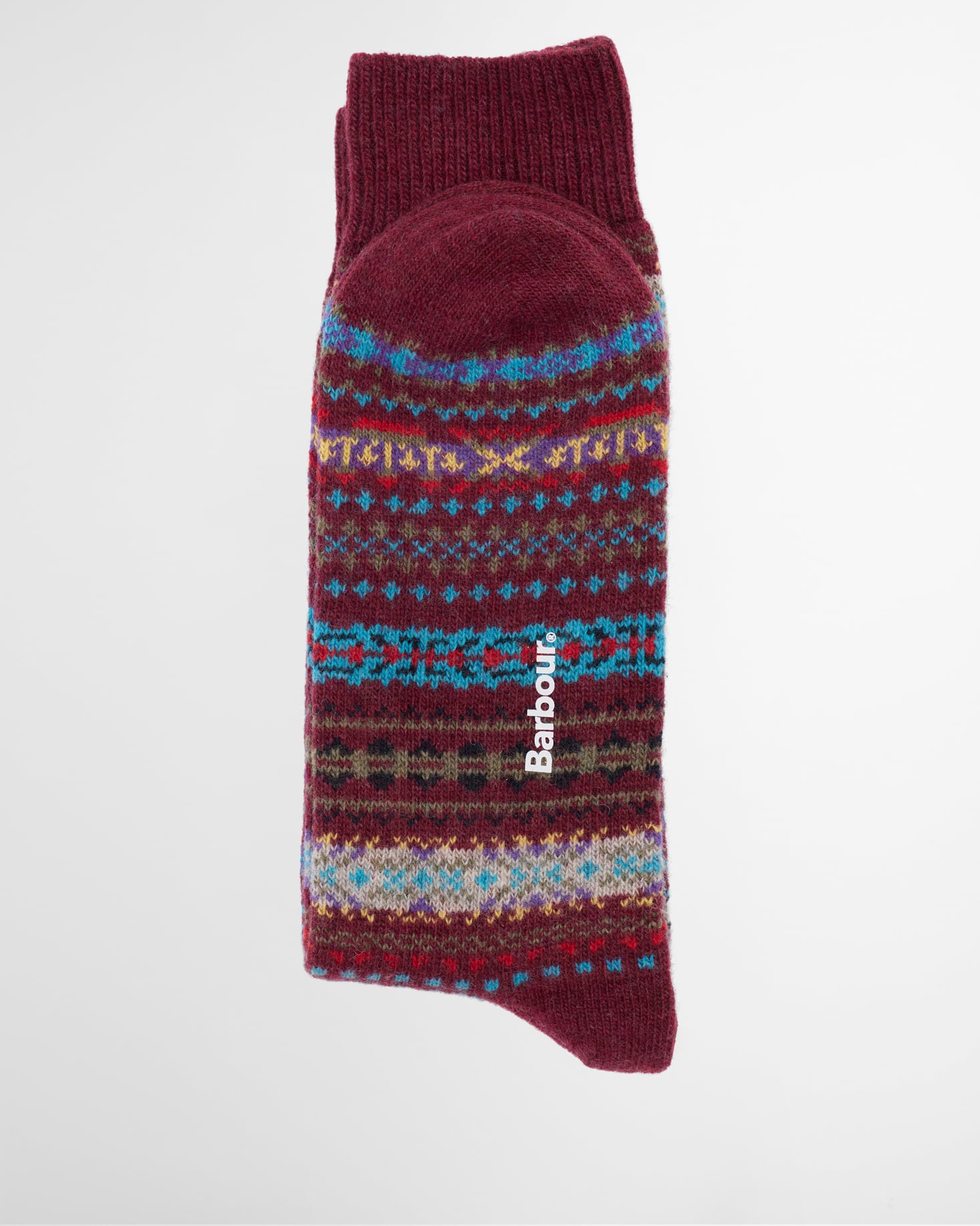 Boyd Socks Burgundy