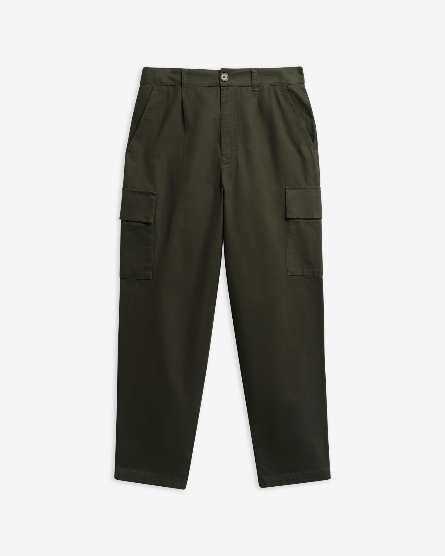 Pantaloni cargo Washed dalla vestibilit&agrave; comoda Sage