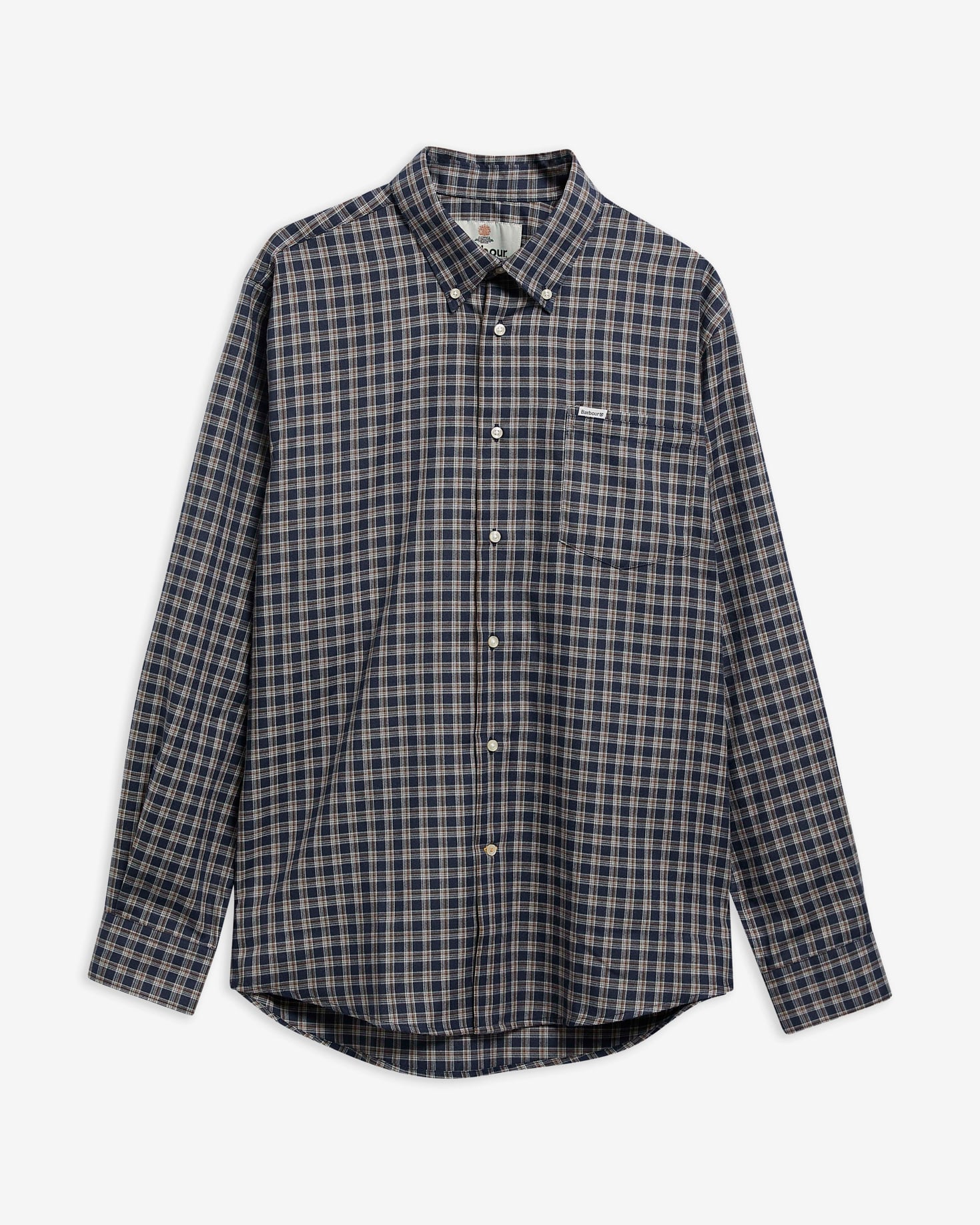 Camicia a maniche lunghe Cliff con vestibilit&agrave; regular Navy
