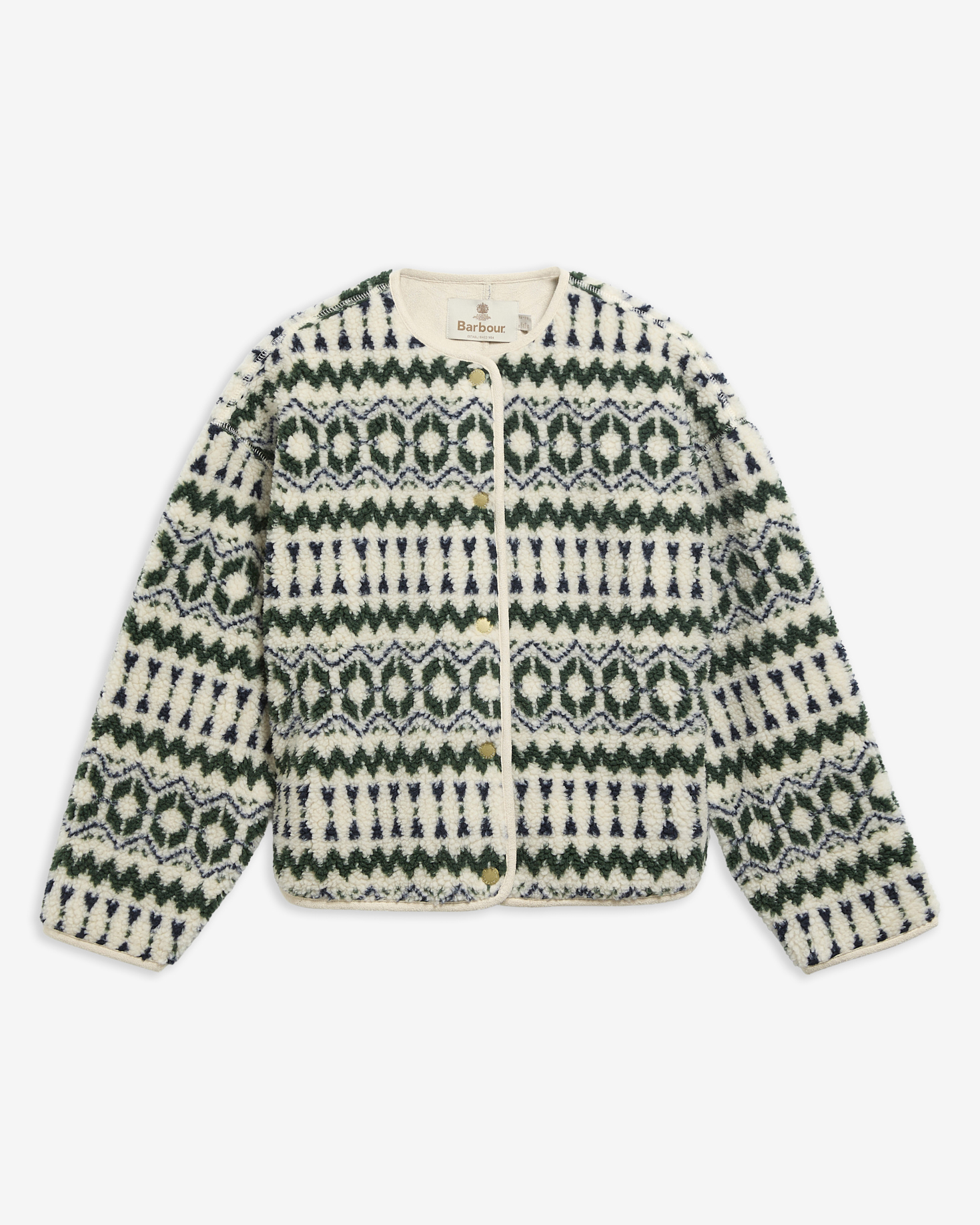Barbour Fleece Aspen Fair Isle Multi