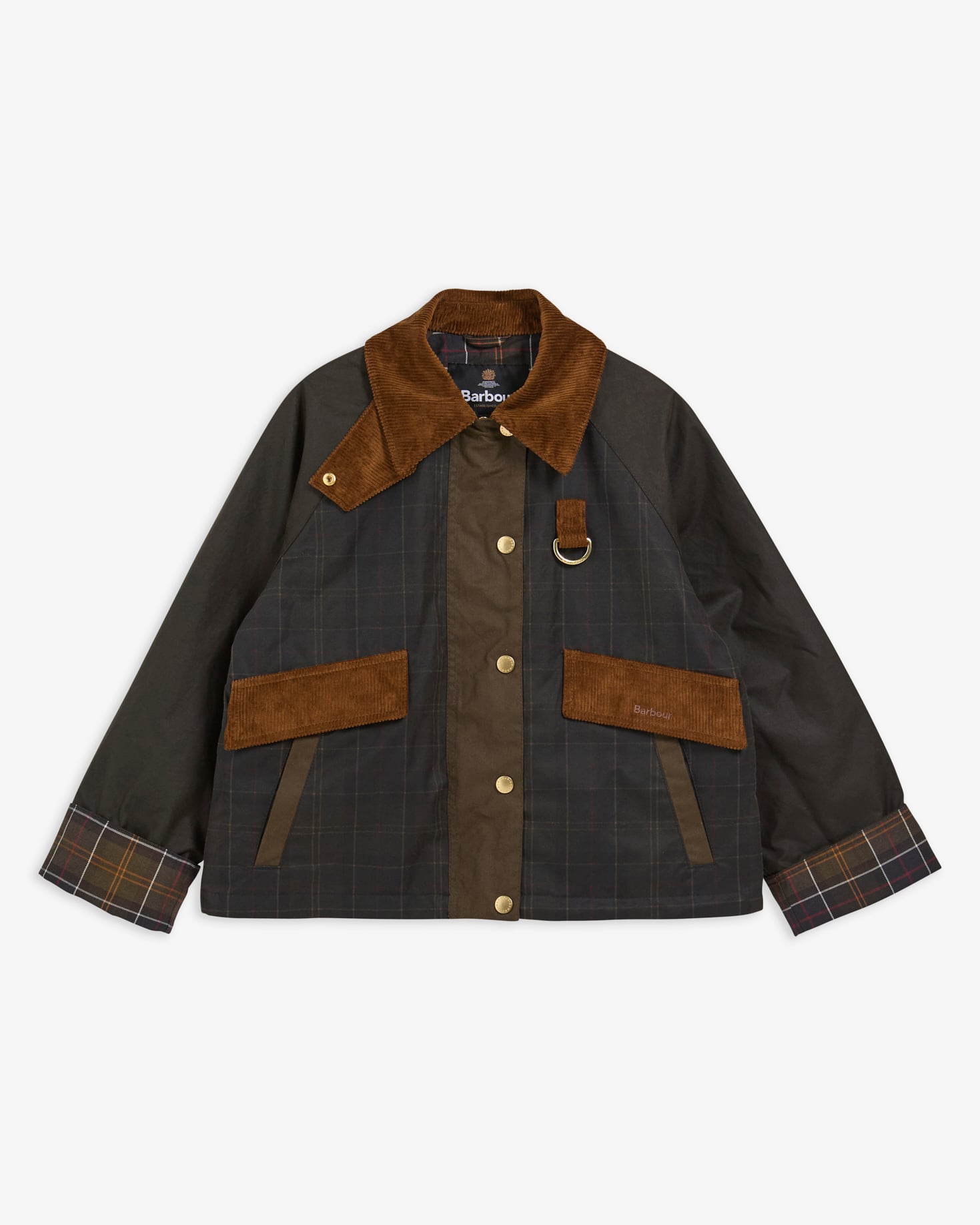 Irene Waxed Jacket Classic/Olive/Beech