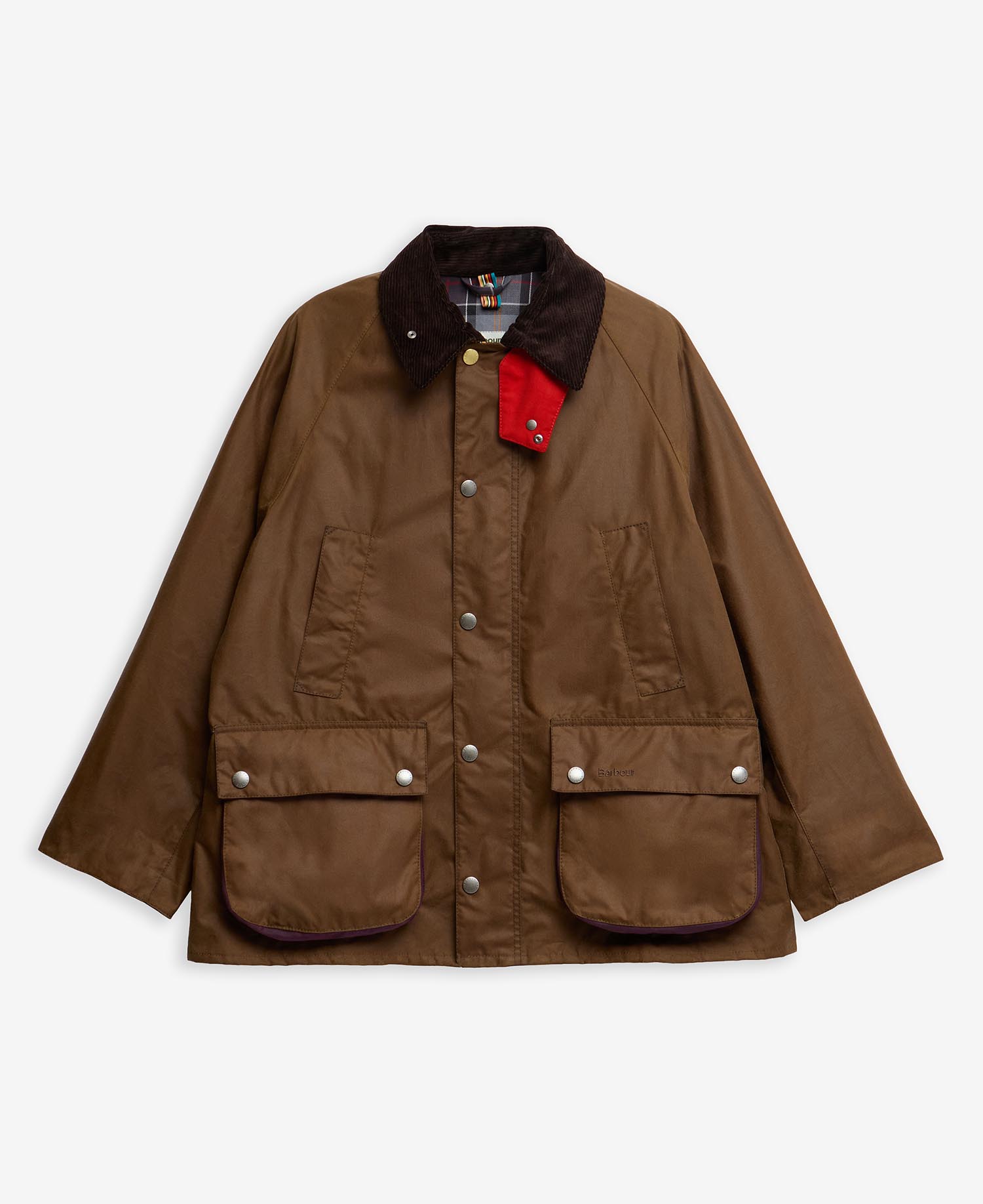 Paul Smith loves Barbour Oversized Bedale Waxed Jacket