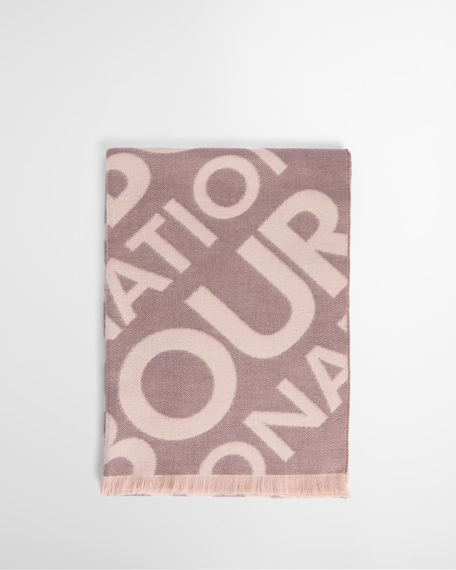 Kenna Logo Scarf Truffle/Nutmeg