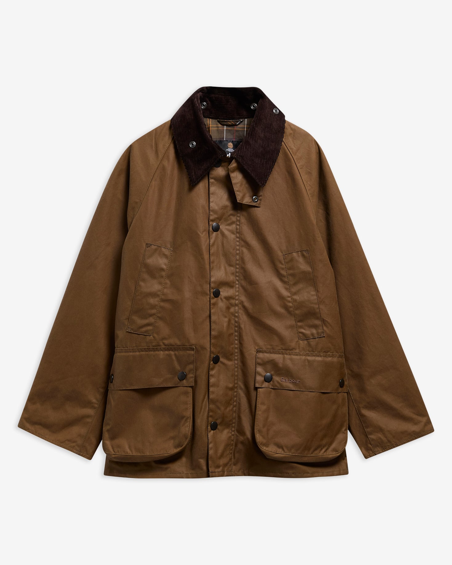 Oversized Bedale Waxed Jacket Sand