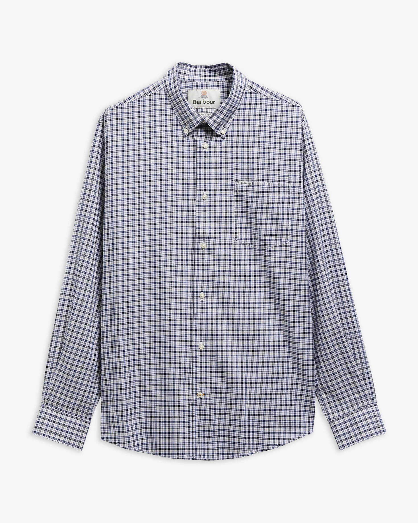 William Regular-Fit Long-Sleeved Shirt Navy