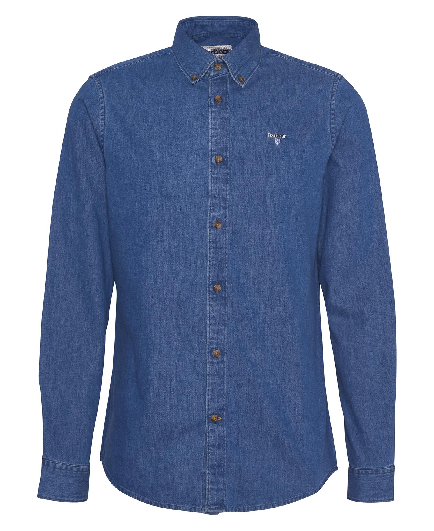 Denim Crest Tailored Long-Sleeved Shirt