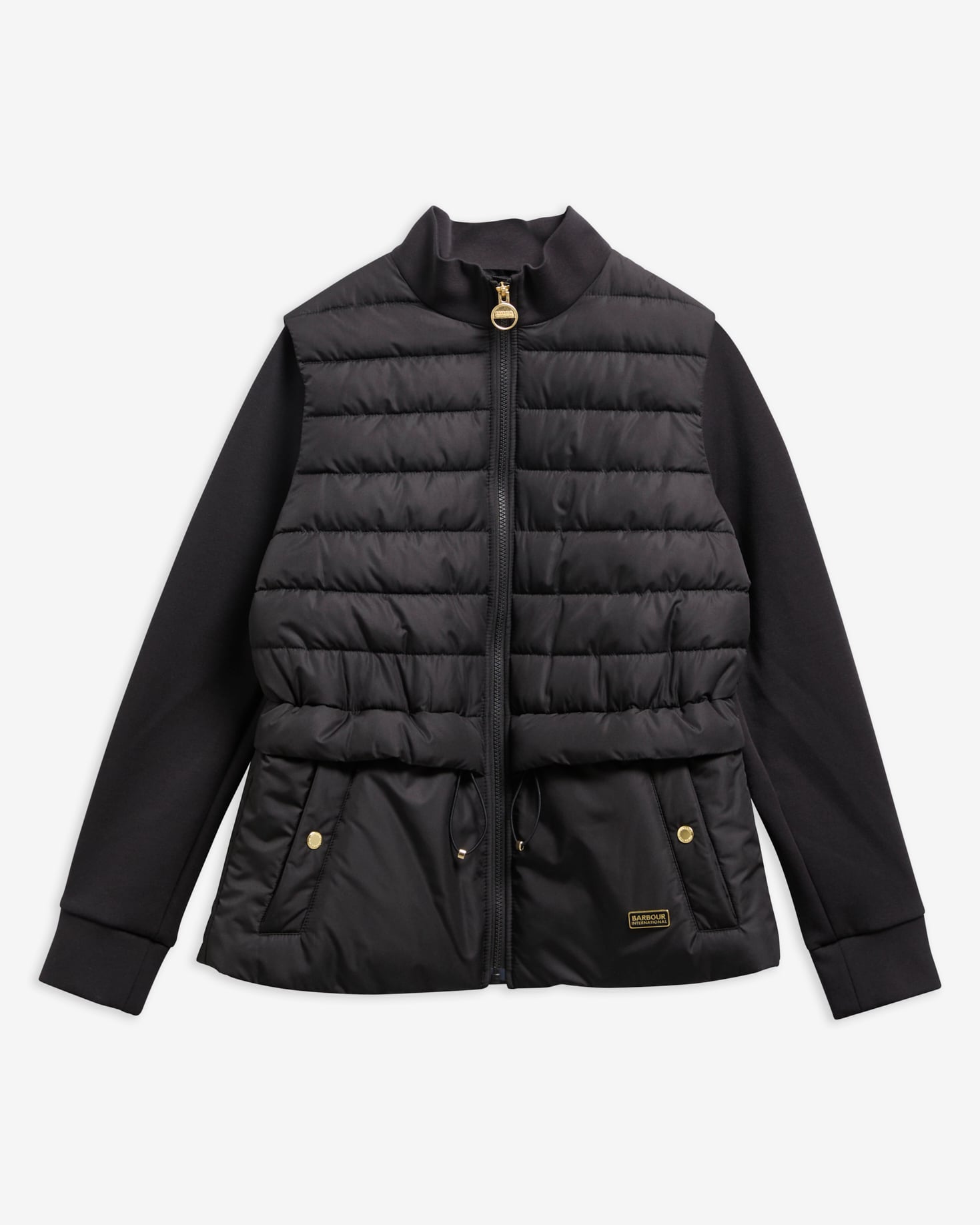 Ari Quilted Sweatshirt Black