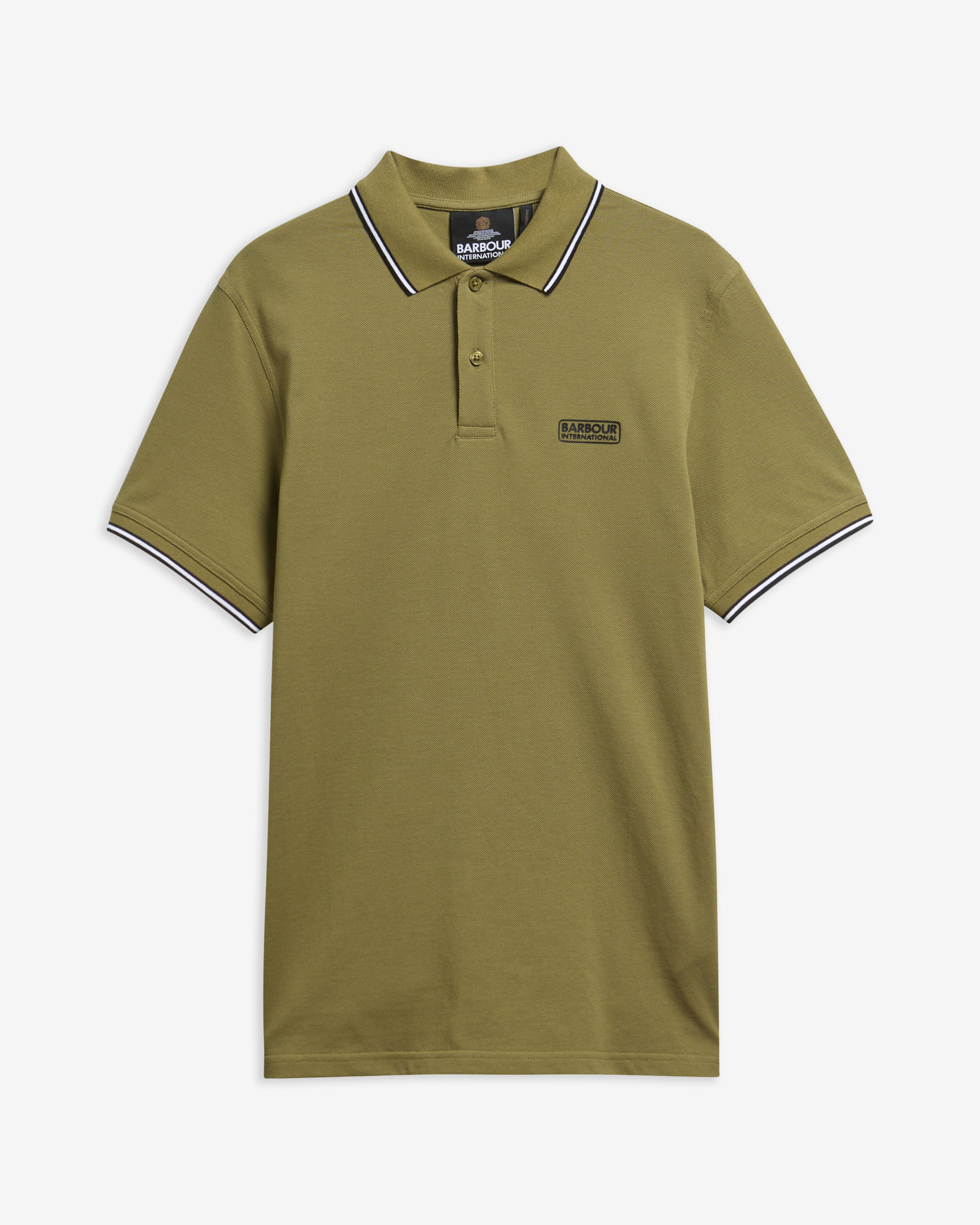Evan Short-Sleeved Polo Shirt Fir Green