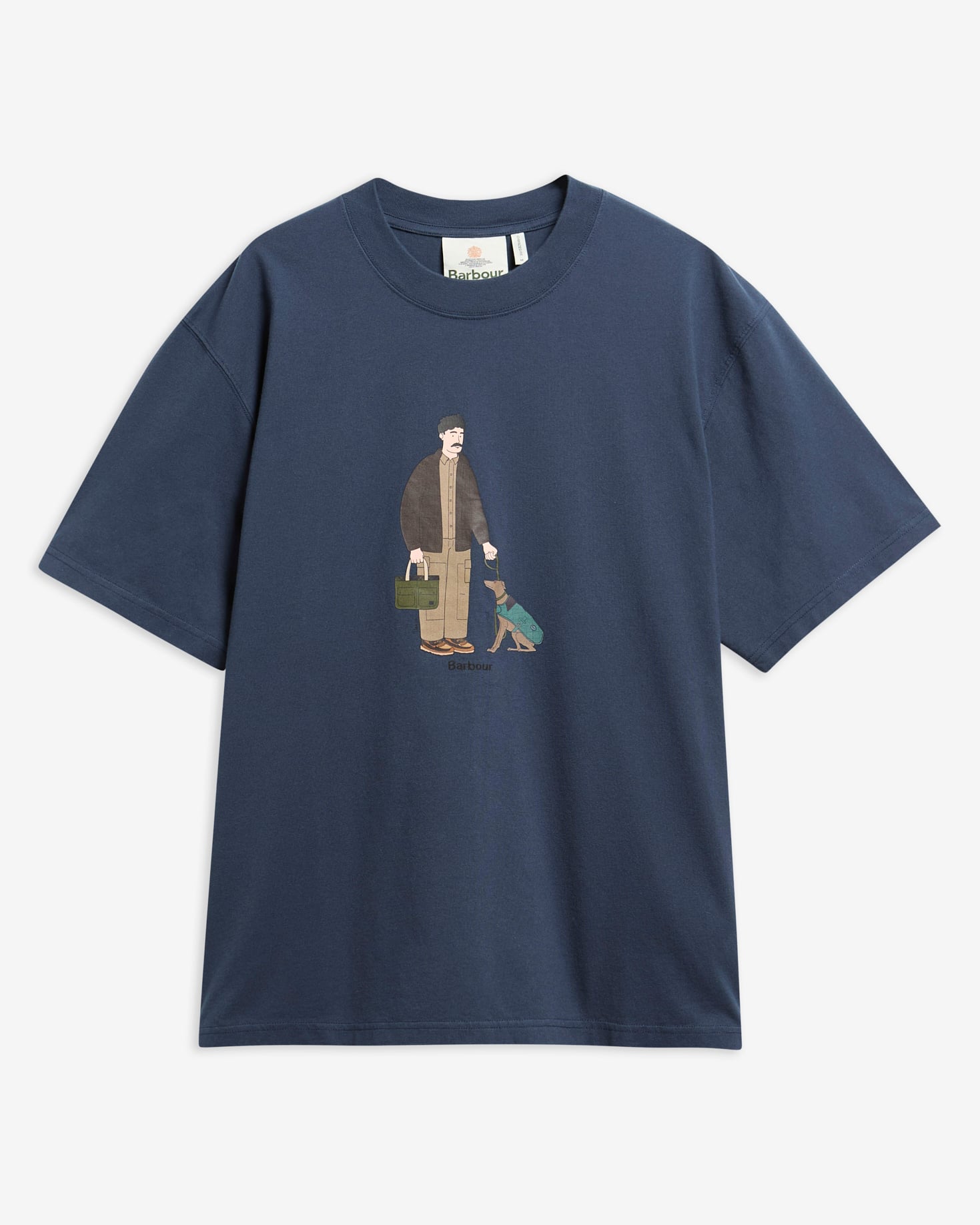 Fordyce Oversized Graphic T-Shirt Navy