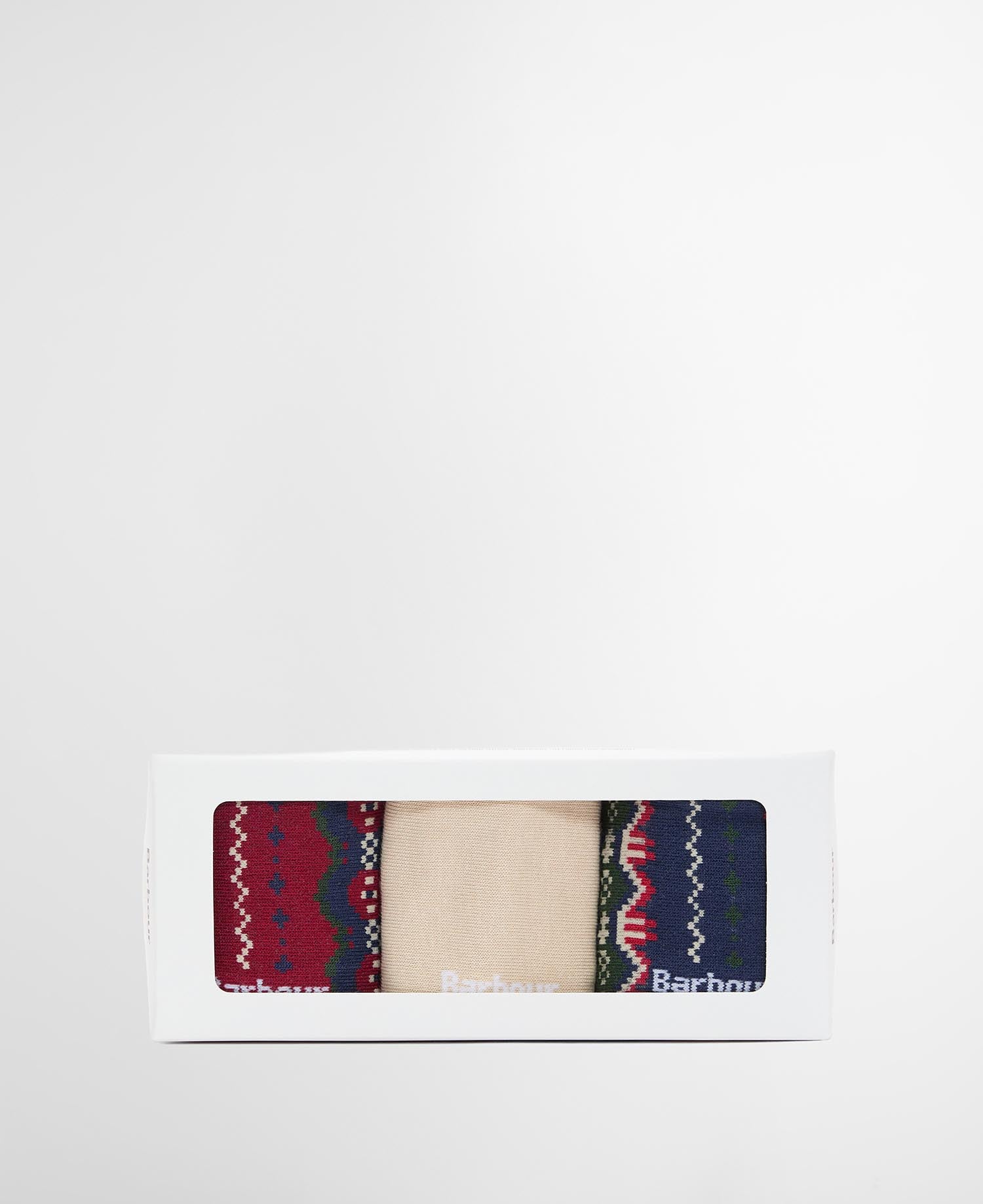 Helen Fair Isle Sock Gift Set Festive Fairisle