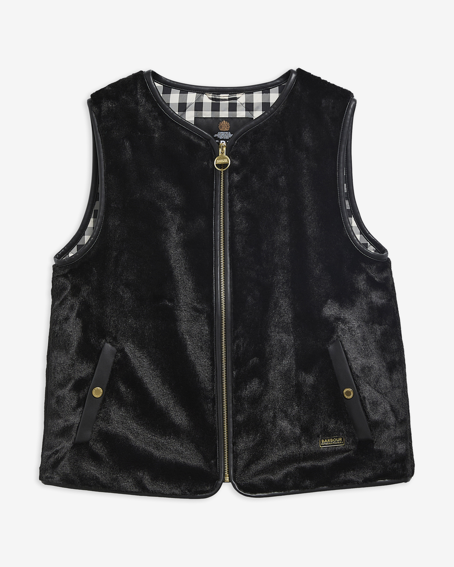 Oulton Faux-Fur Liner Black