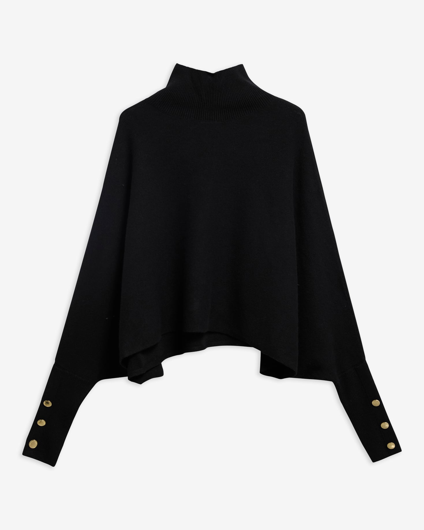 Lilah Wool-Blend Jumper Black