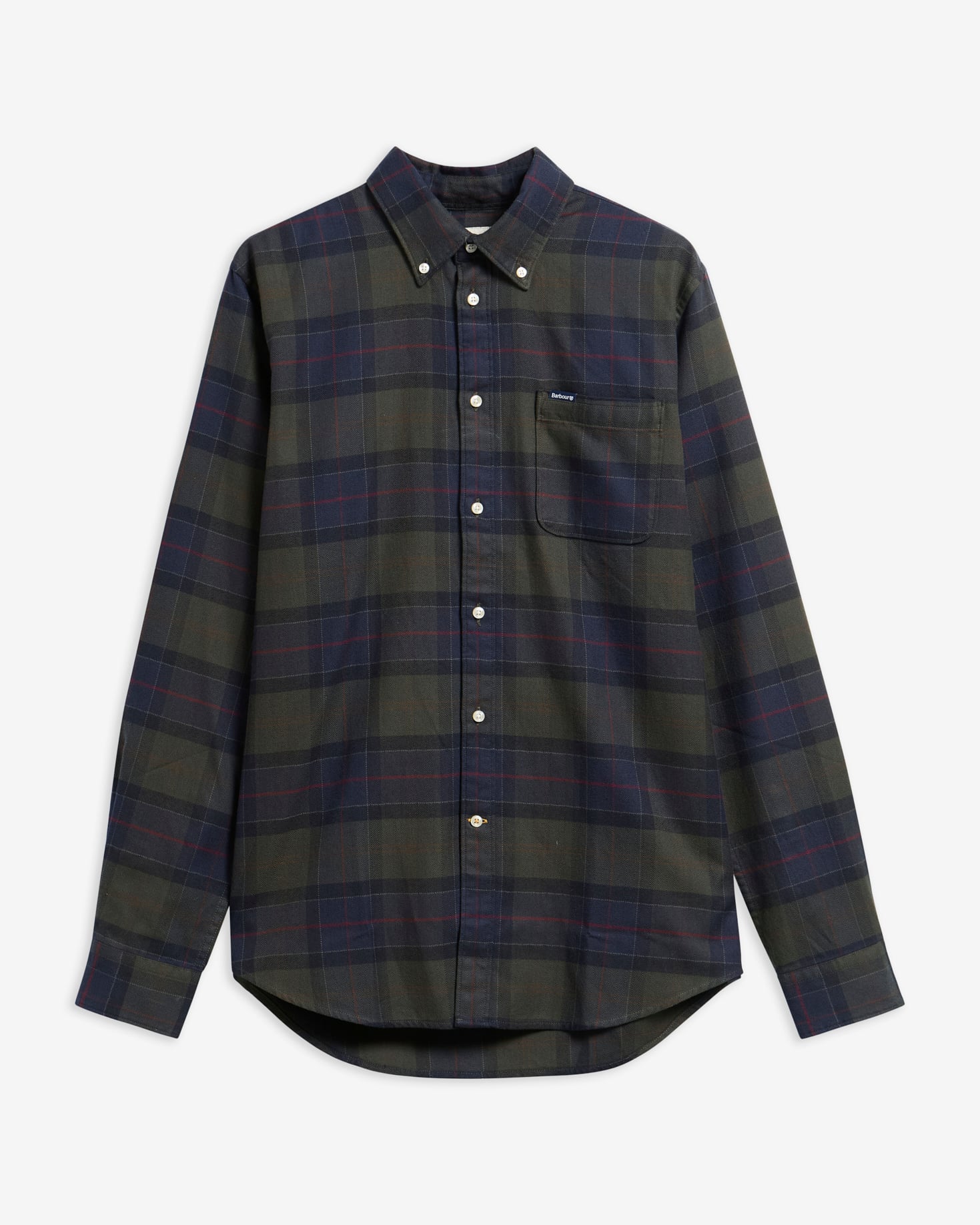 Kyeloch Tailored Long-Sleeved Shirt Shadow Classic Tartan