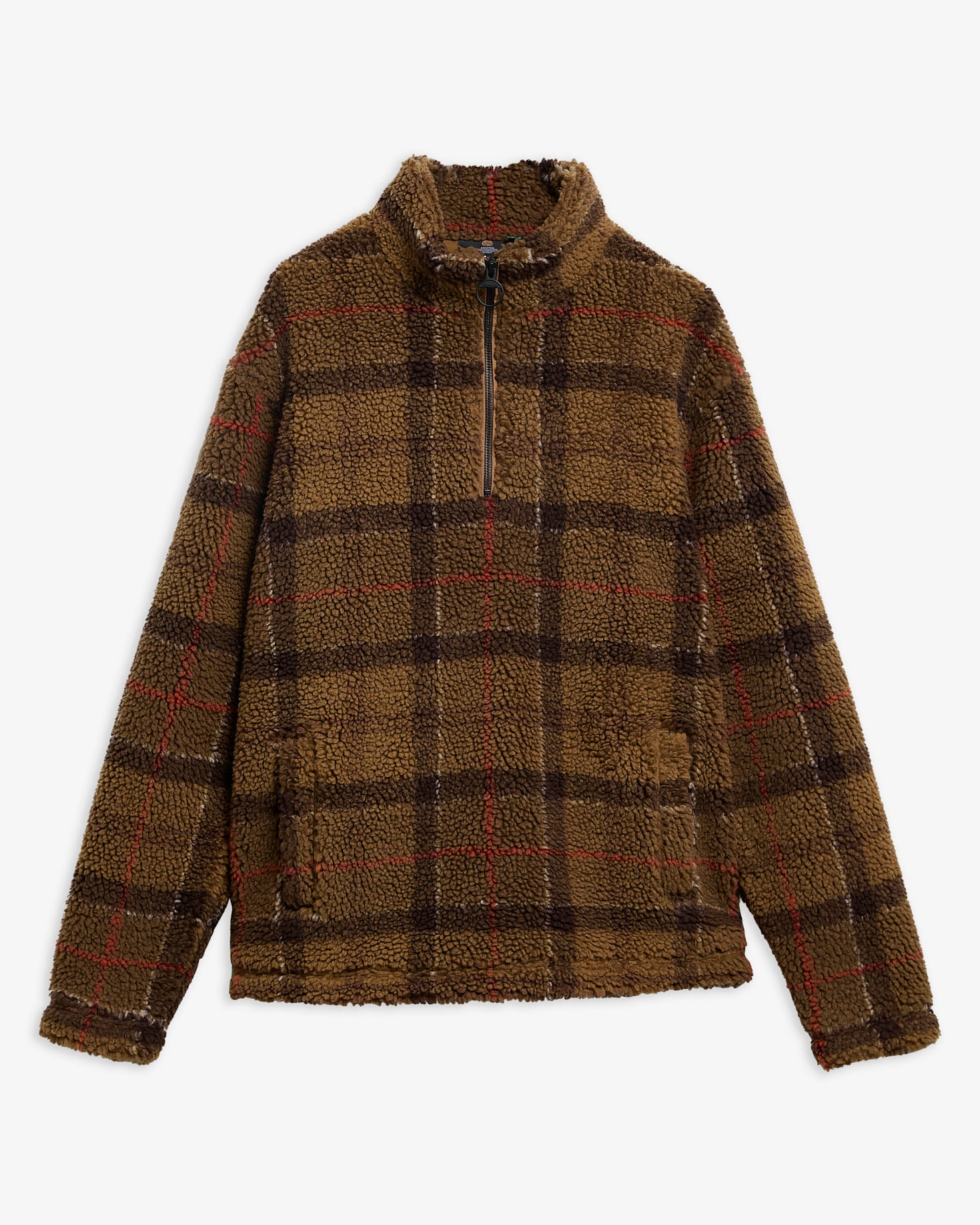 Harley Tartan Half-Zip Fleece Muted Tartan