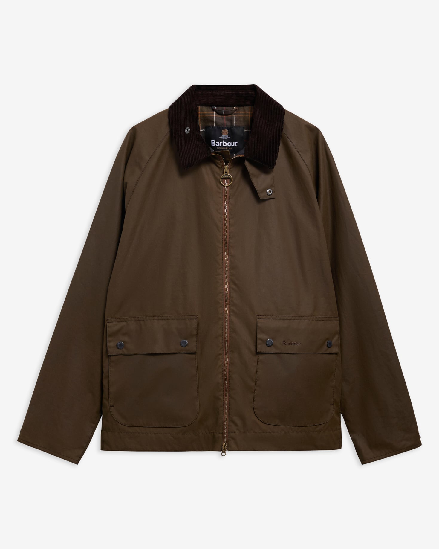 Wachsjacke Bedale Short Brown