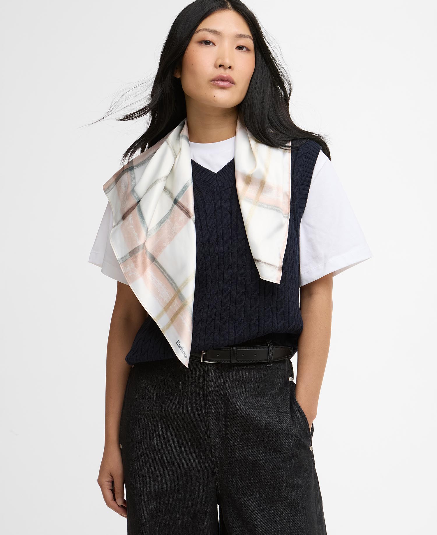 Foulard Gianna in tartan