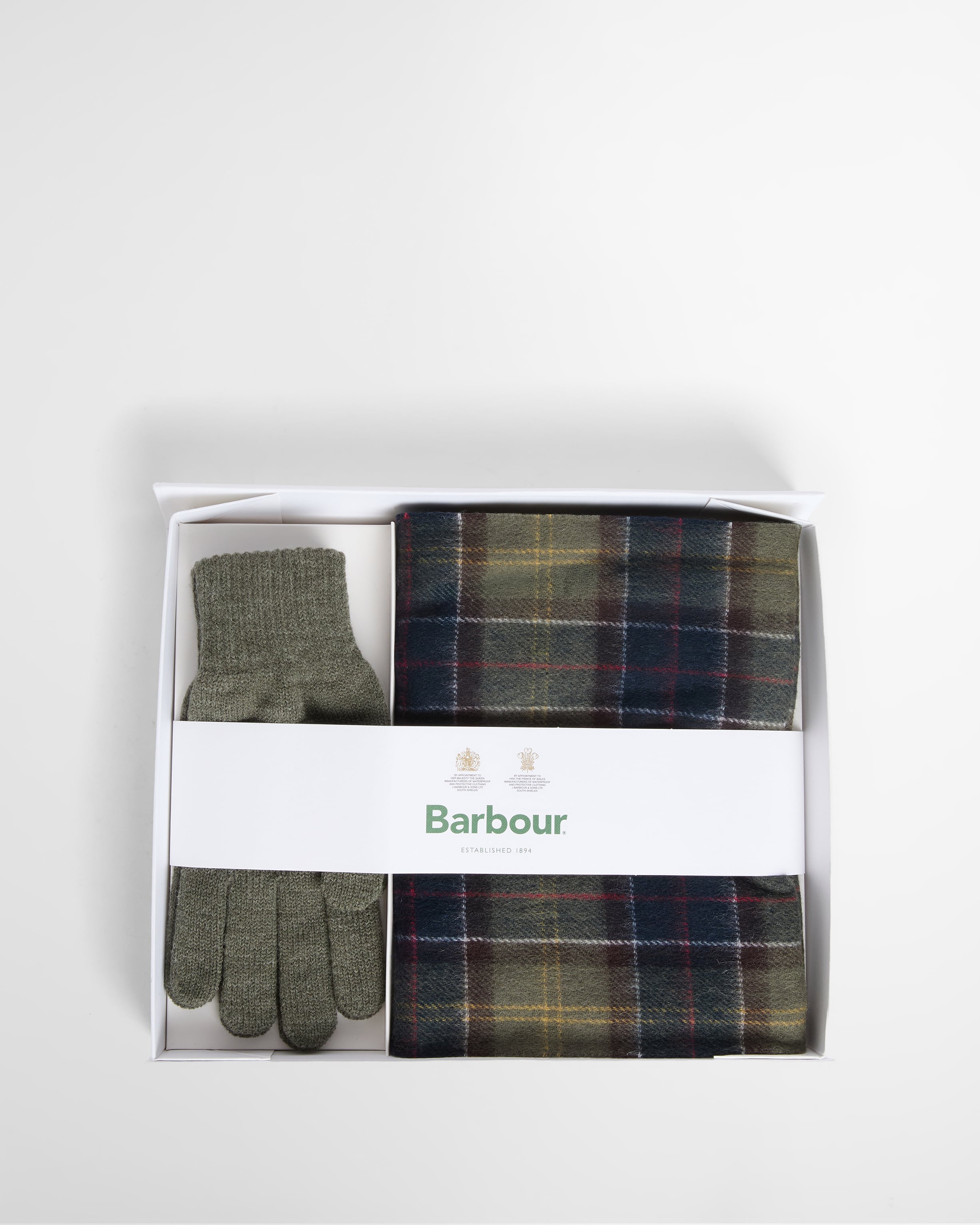 Geschenkset Schal & Handschuhe Tartan