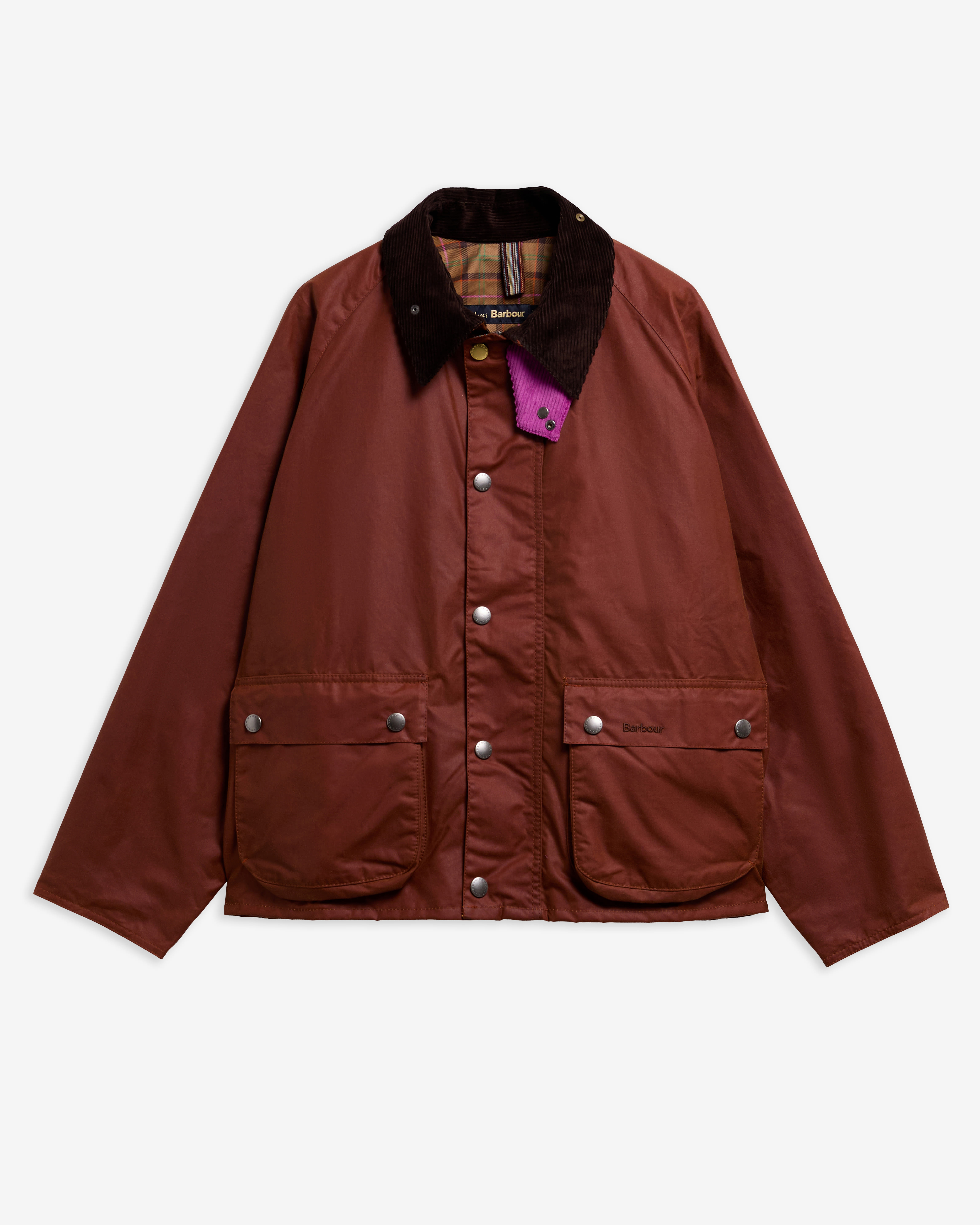 Paul Smith Loves Barbour Key Transport Waxed Jacket Russet