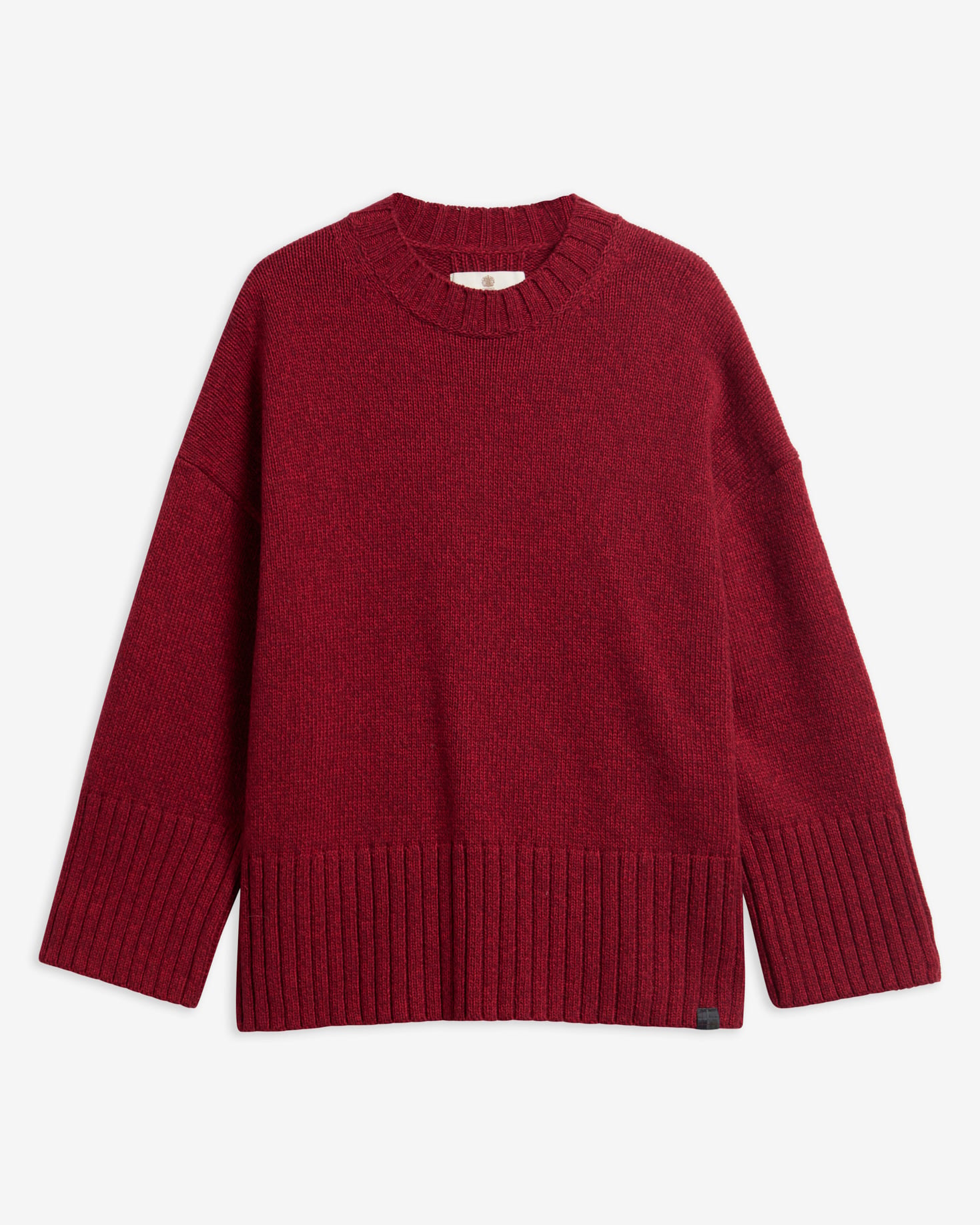 Barbour Pullover Gaia Rundhalsausschnitt Cranberry Red