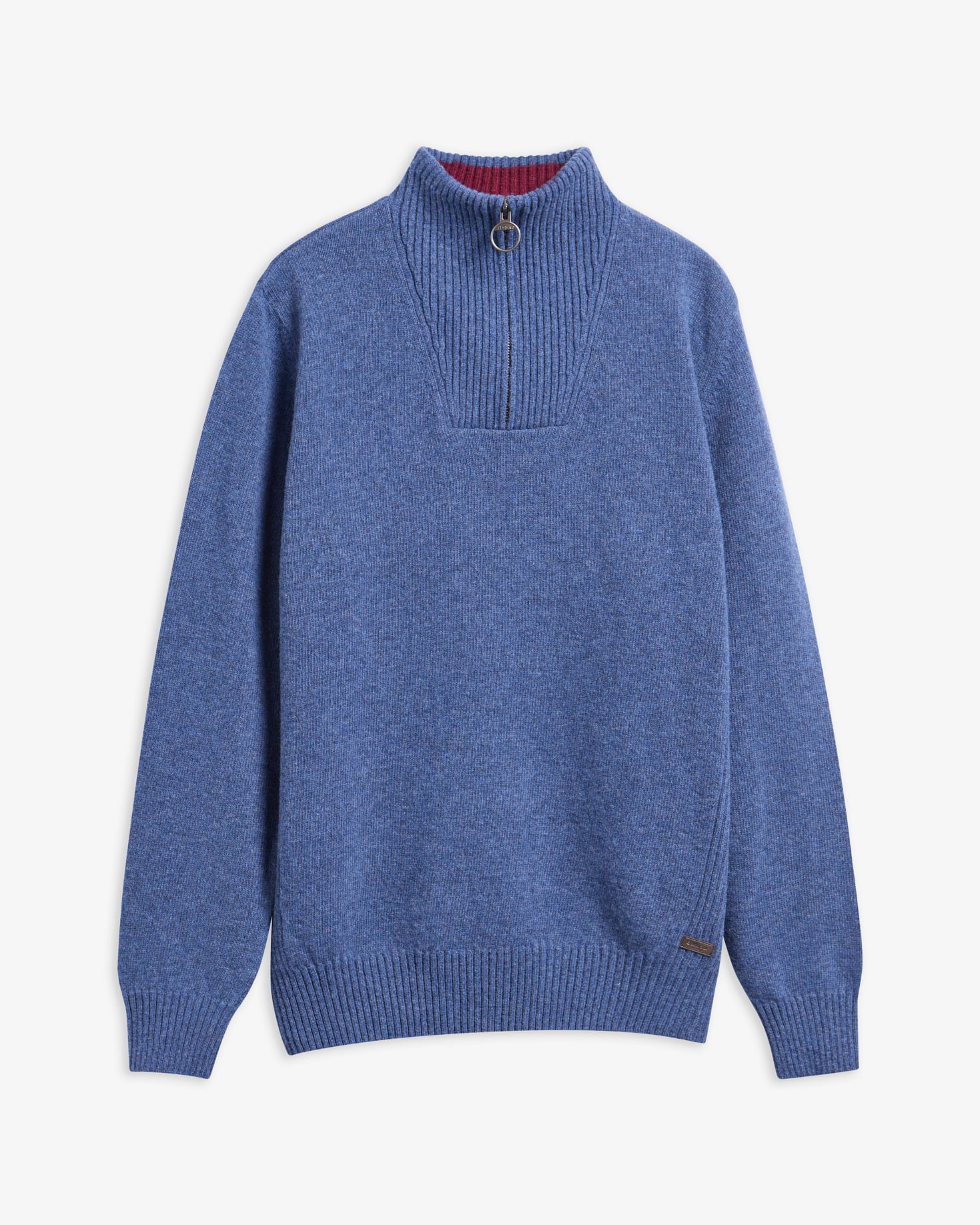 Nelson Essential Quarter-Zip Jumper Deep Blue