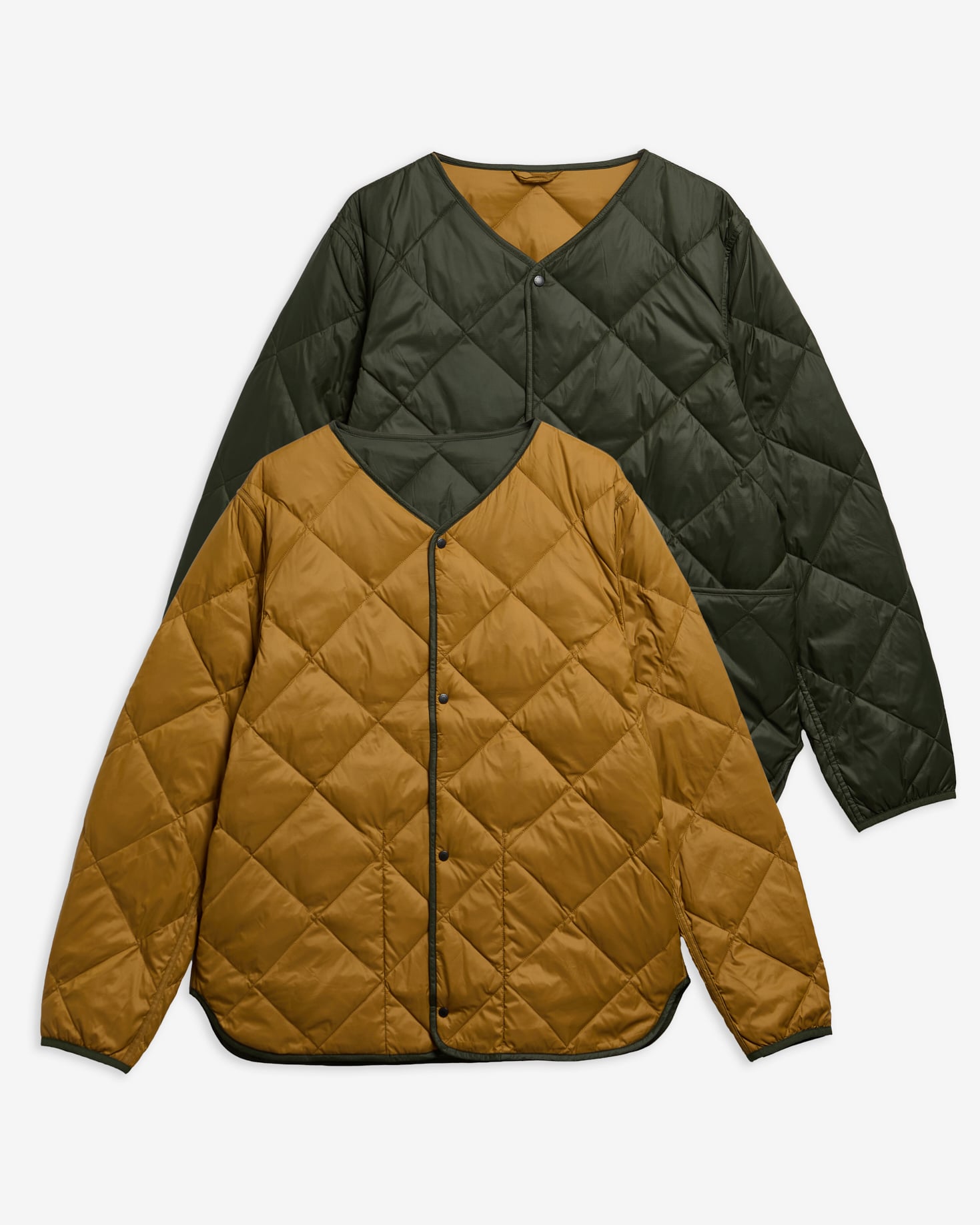 Lightweight Down Reversible Puffer Liner Sage