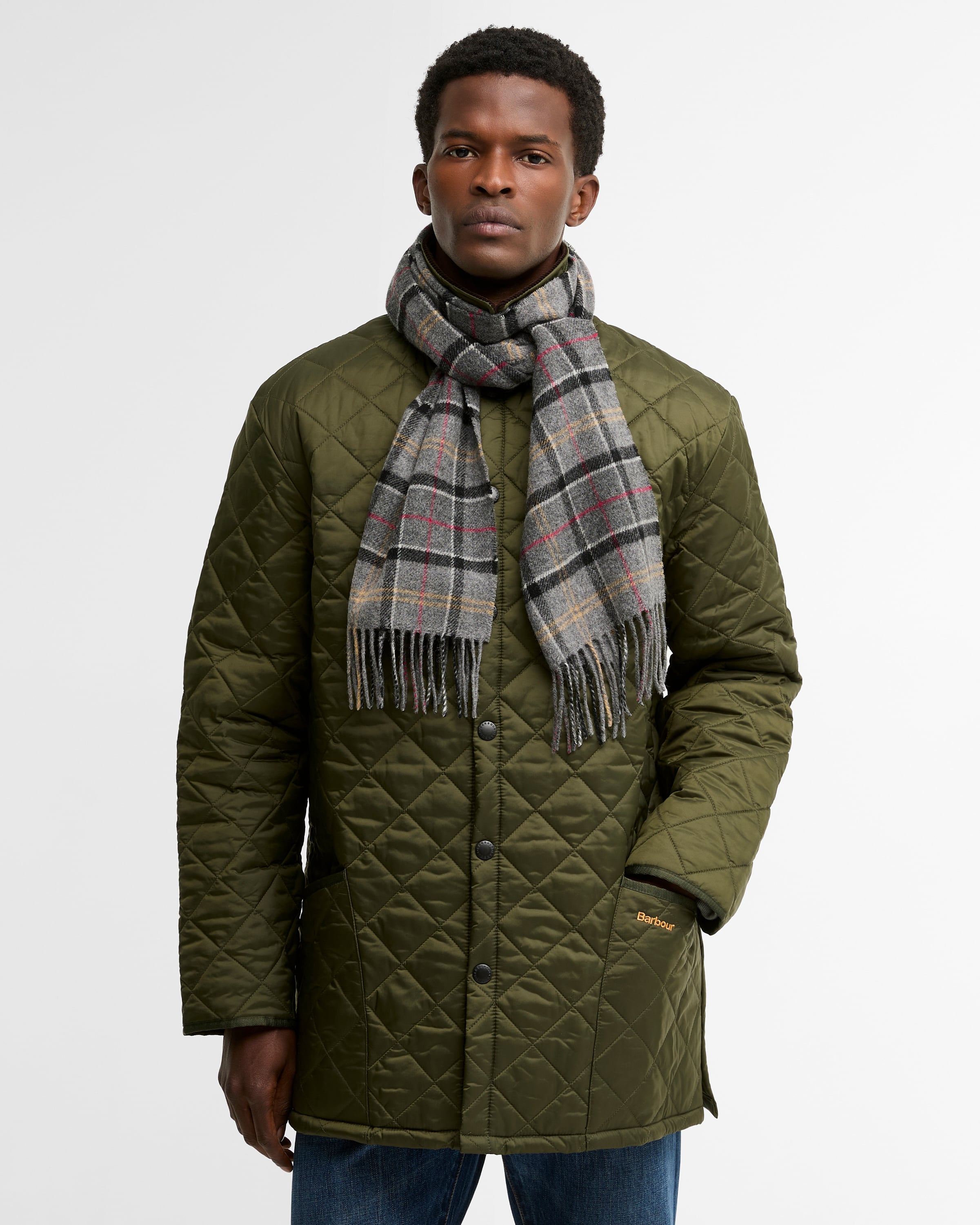 Tartan Lambswool Scarf Modern