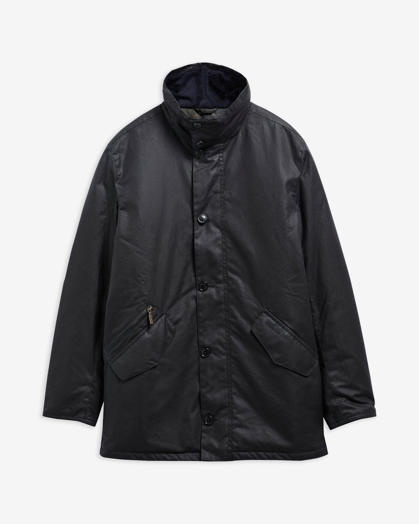 Modern Powell Waxed Jacket Navy