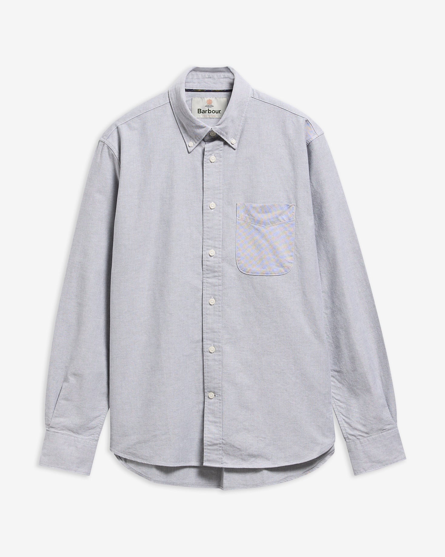 Oxford Striped Authentic-Fit Long-Sleeved Shirt Forest