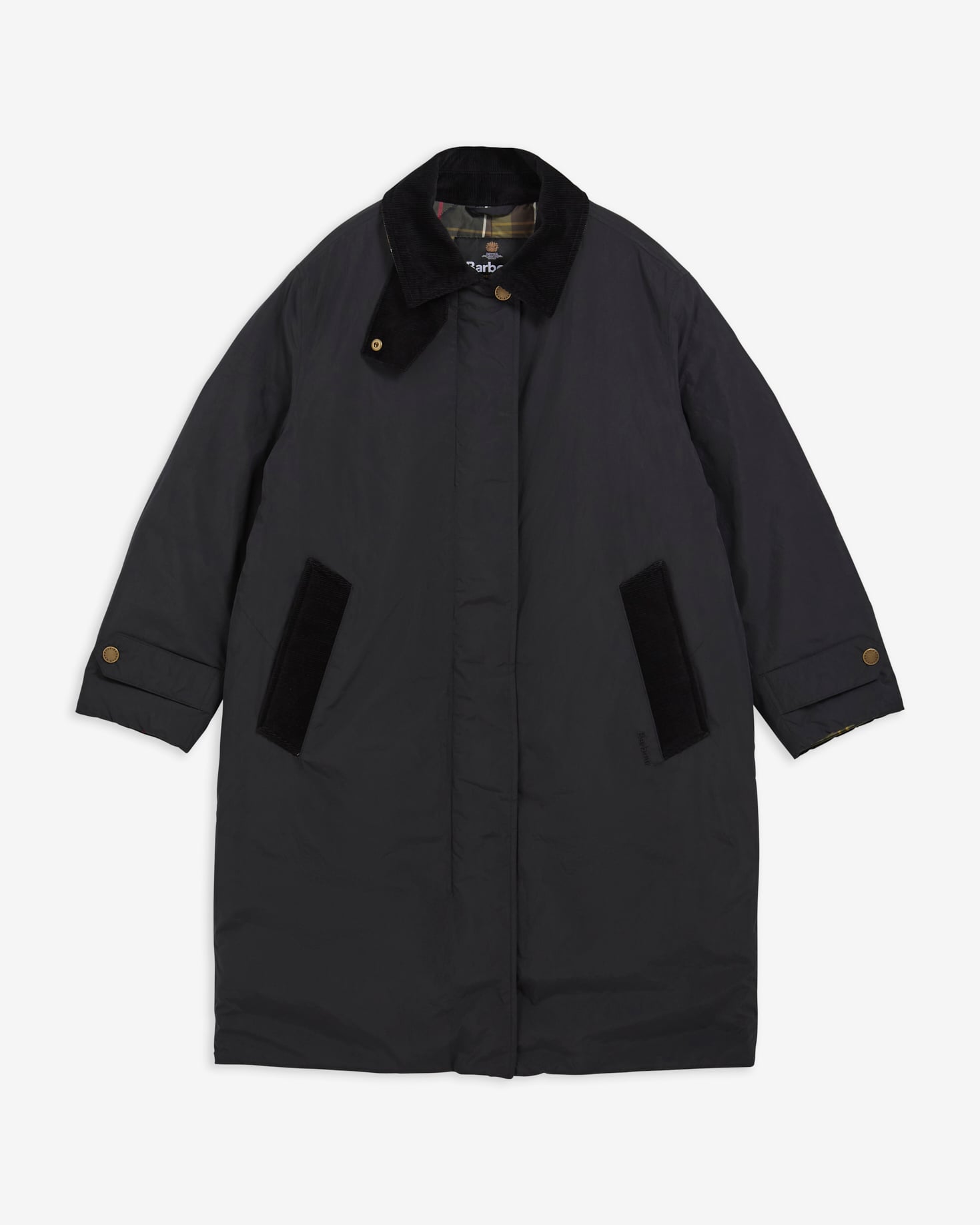 Barbour Car Coat Annette Black/Classic