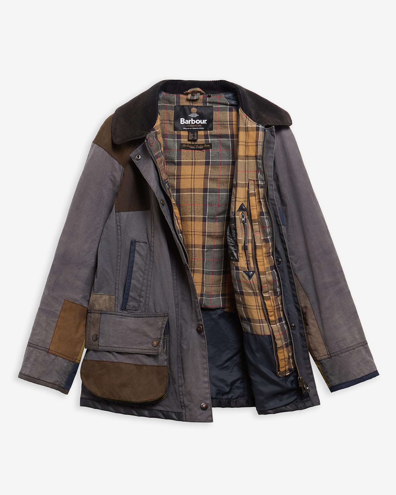 Barbour Re-loved Women's Beadnell Waxed Jacket - Size 10 Navy