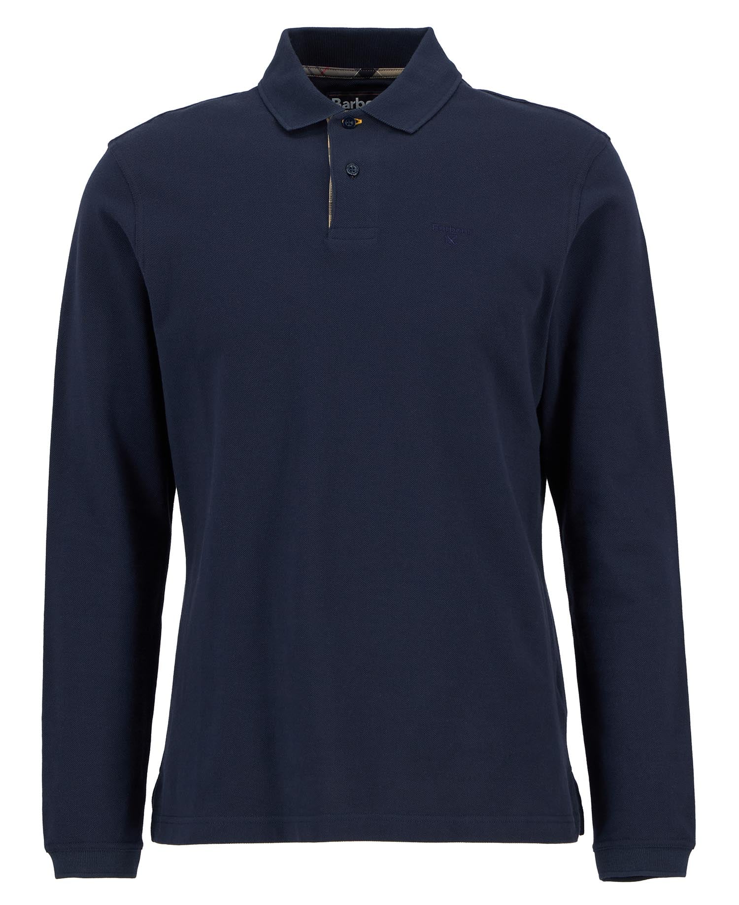 Essential Long-Sleeved Polo Shirt Classic Navy