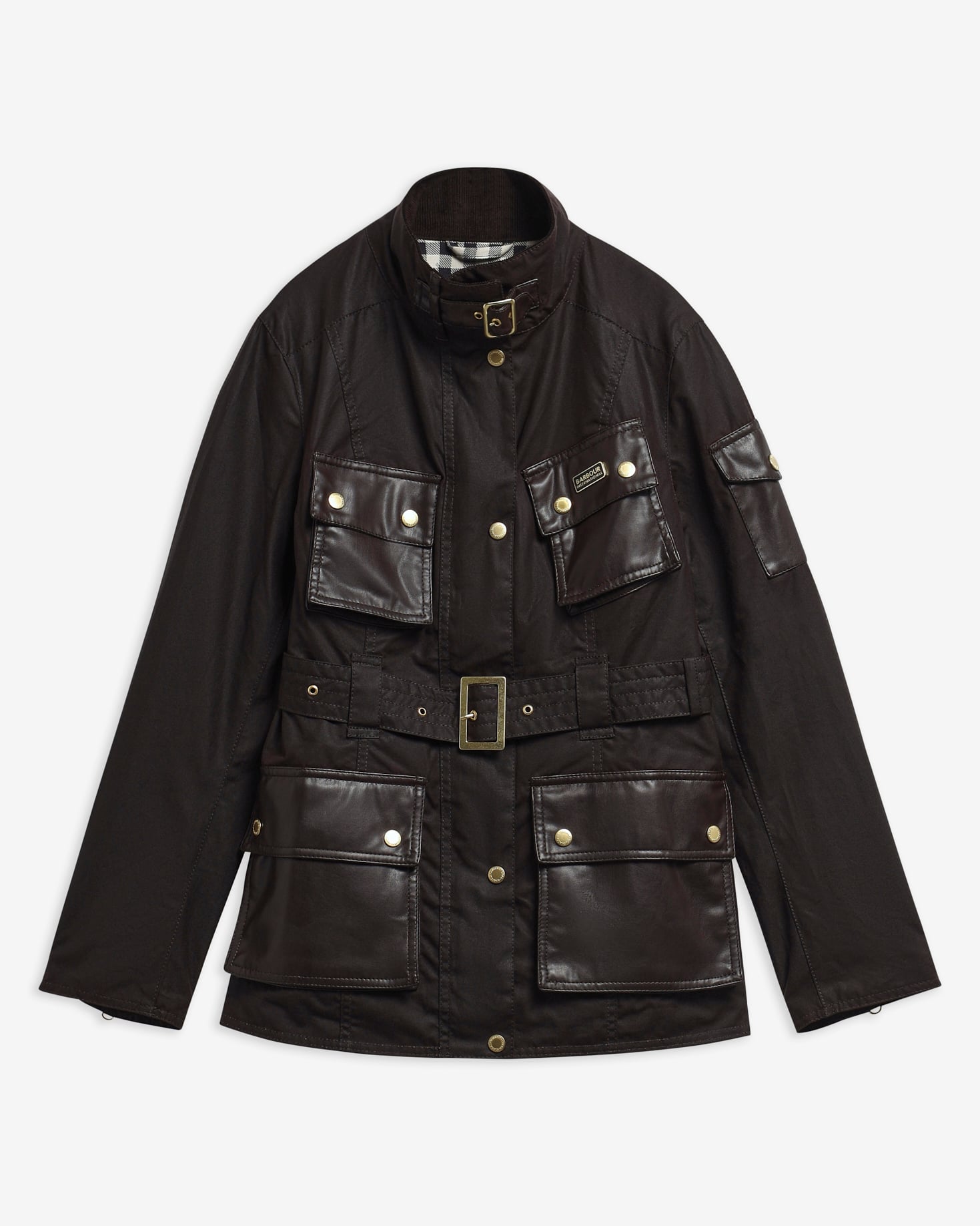 International Heritage Waxed Jacket Rustic/Truffle Northumberland Check