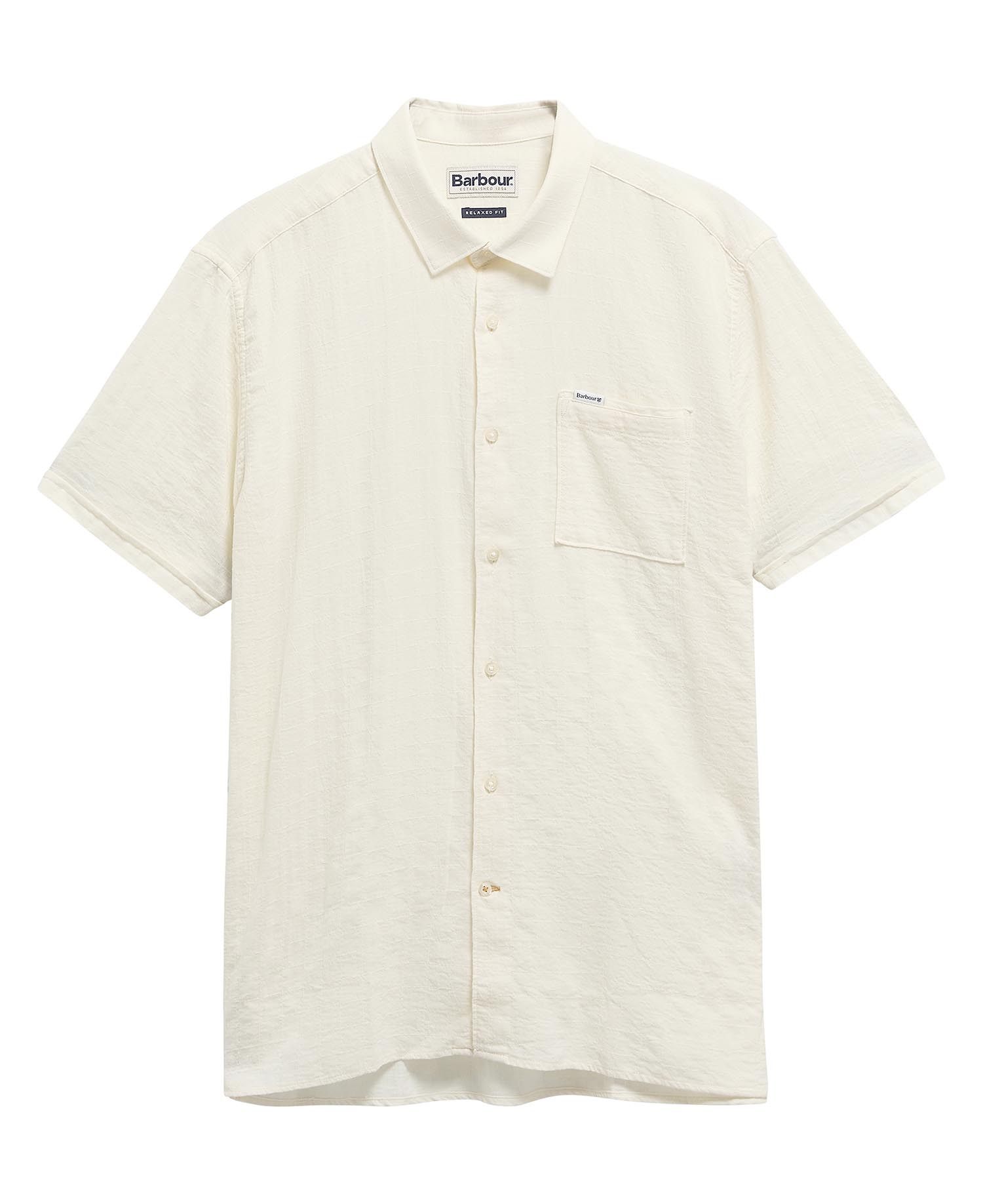 Kingswood Ripstop Short-Sleeved Shirt Whisper White