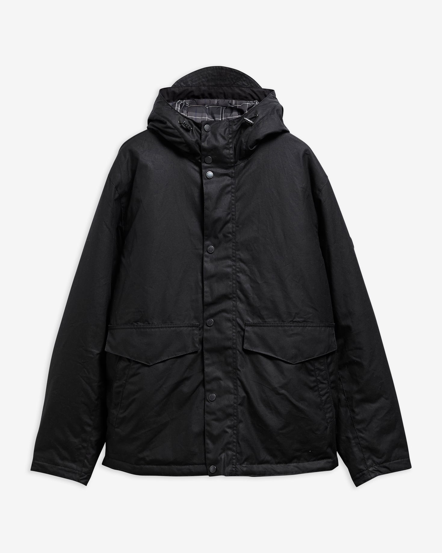 B.Intl Wachsjacke Everrett Black