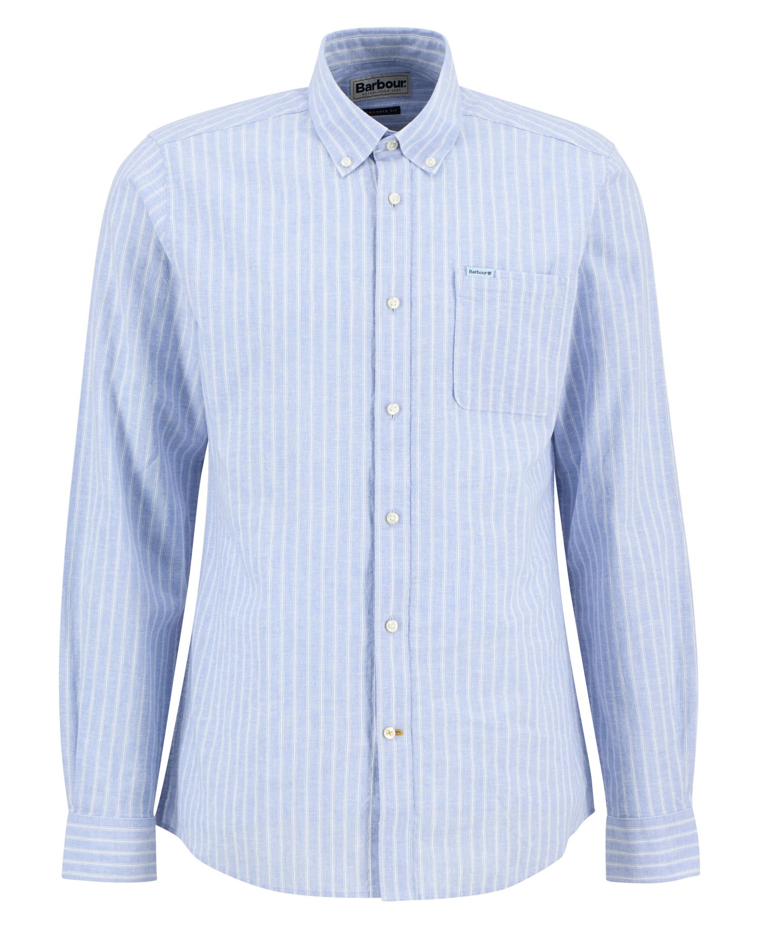 Nelson Striped Long-Sleeved Tailored Shirt