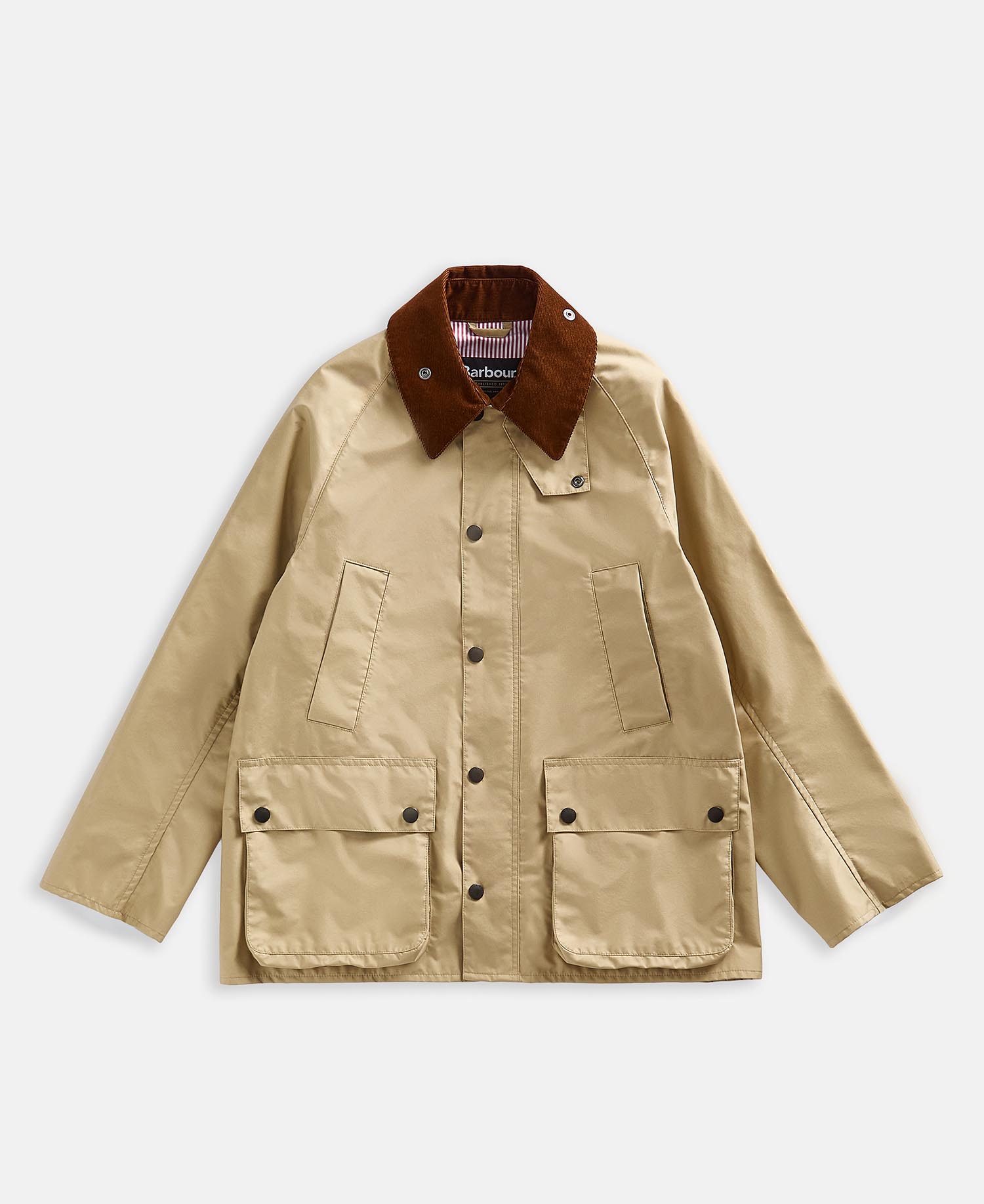 Barbour x eYe JUNYA WATANABE MAN Oversized Bedale Casual Jacket Beige