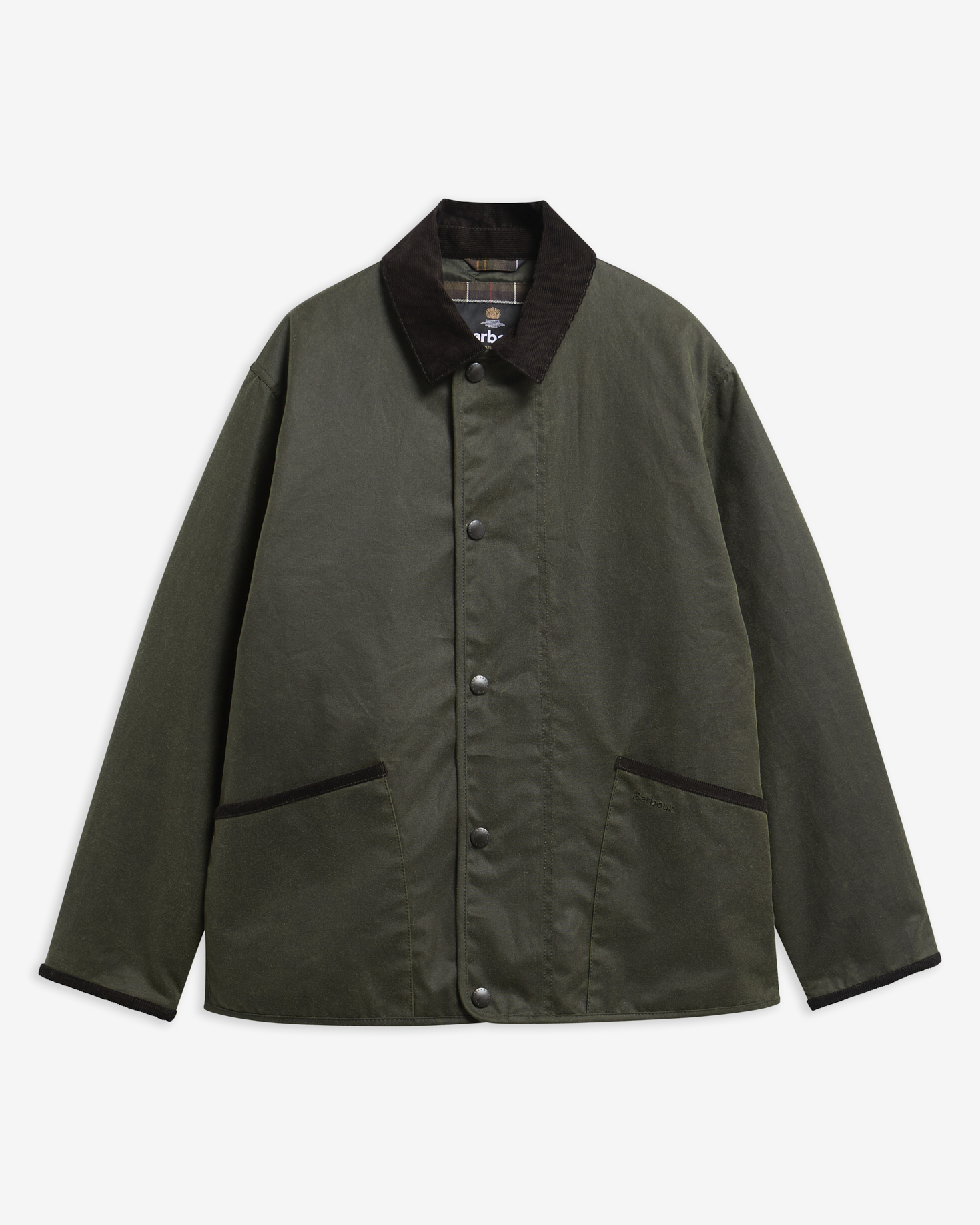 Short Liddesdale Waxed Jacket Sage