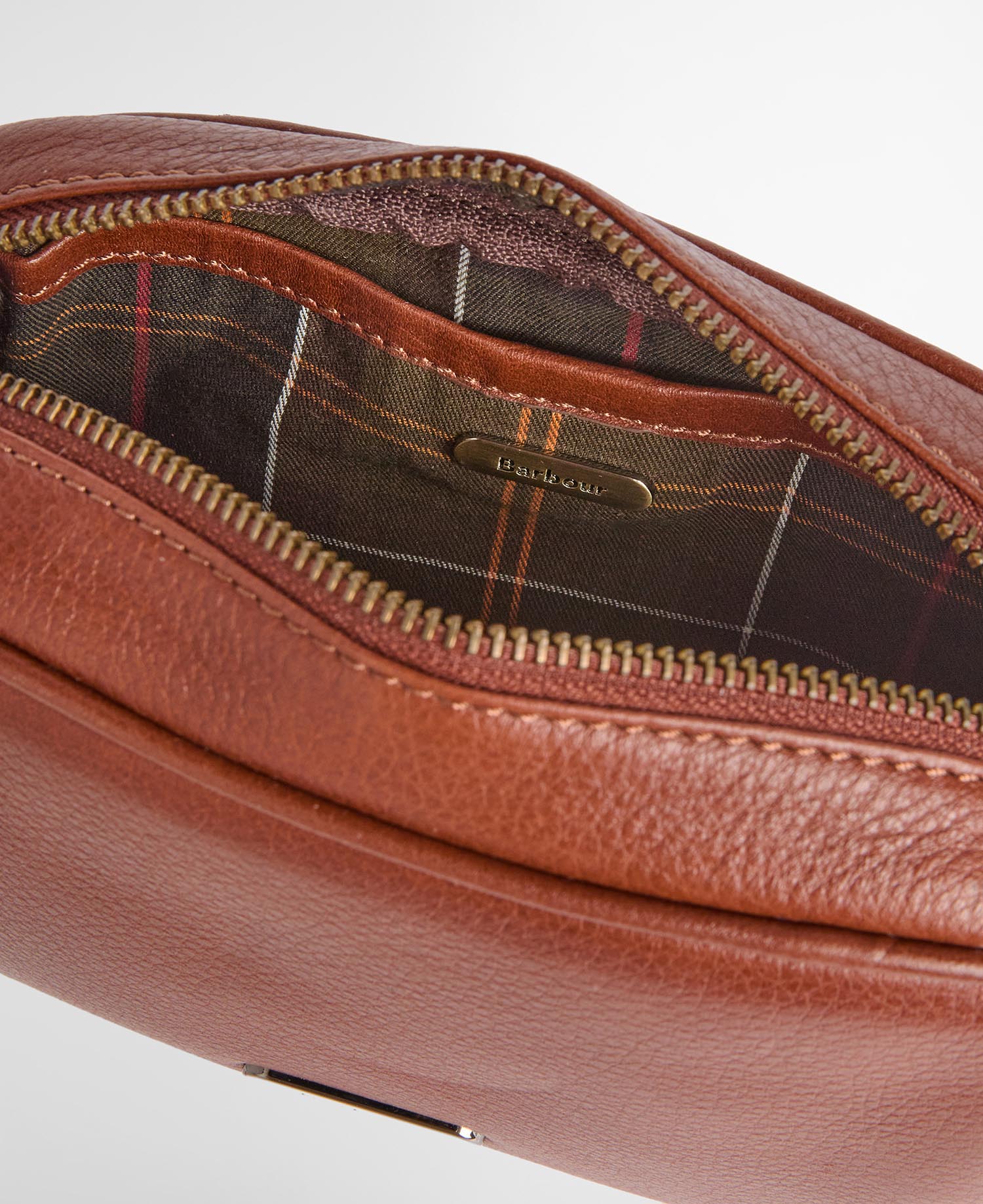 Daphne Mini Leather Crossbody Bag Brown