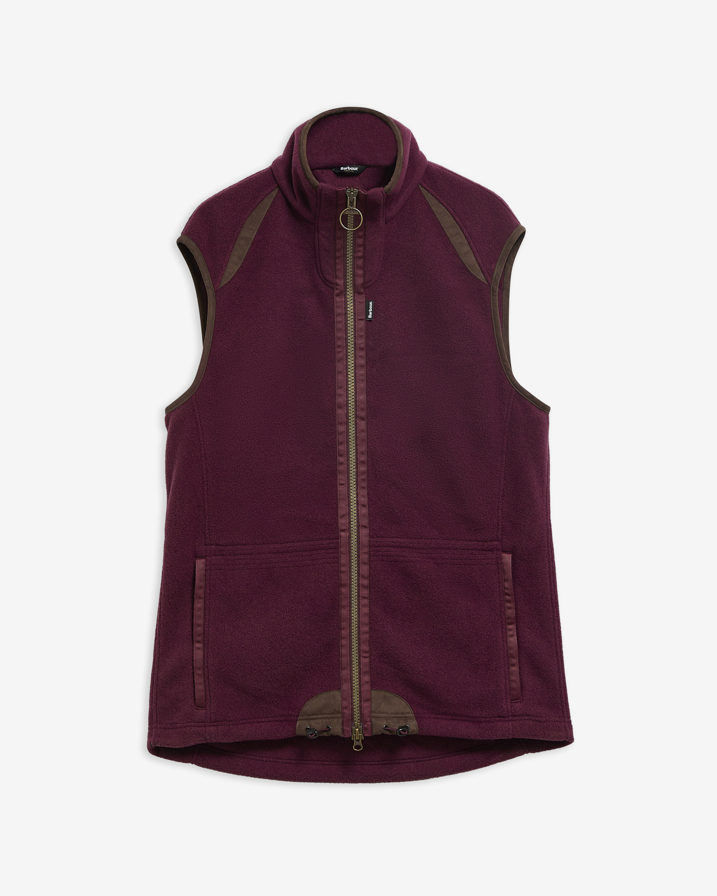 Langdale Fleece Gilet Dark Bordeaux