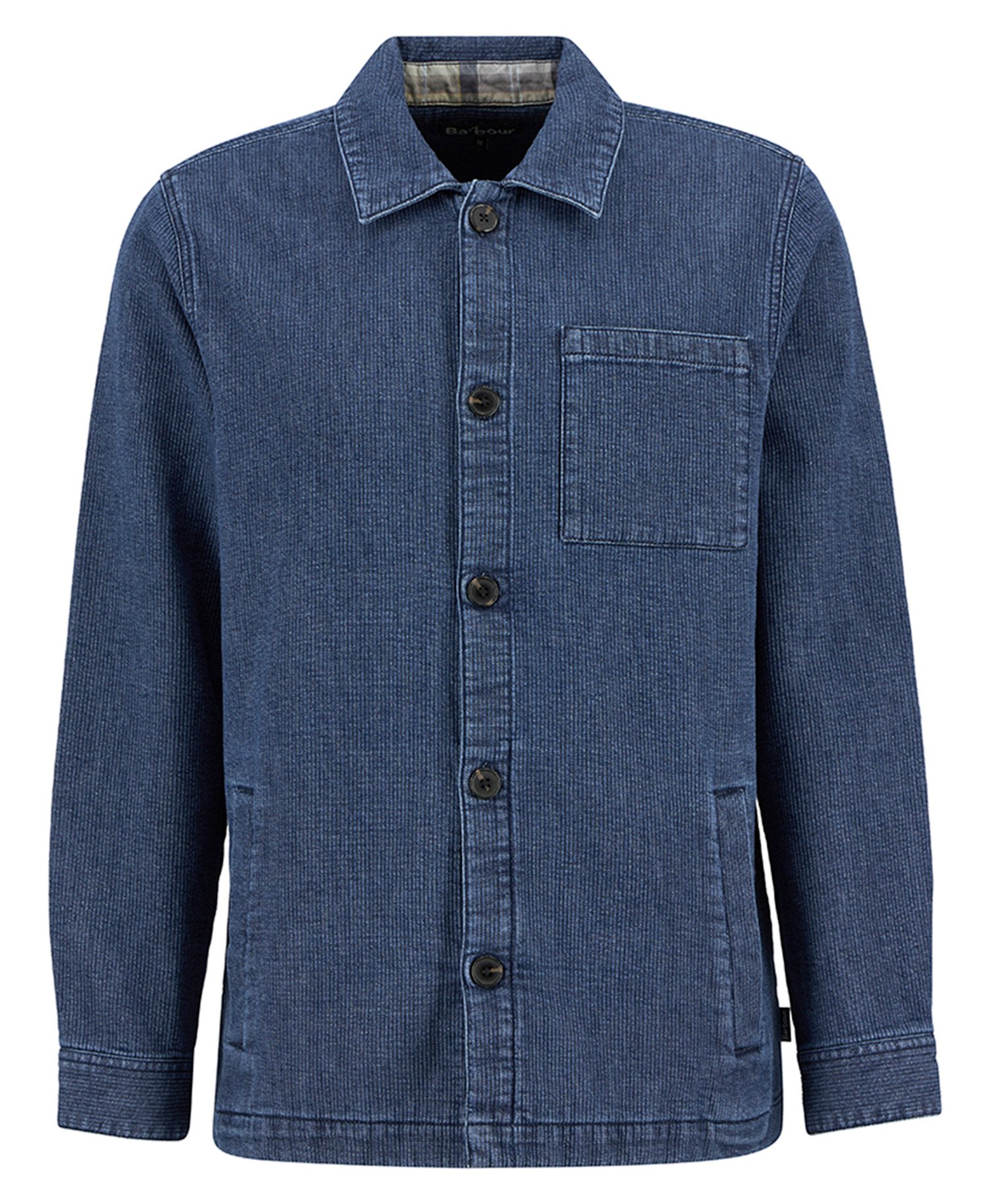 Aickmen Textured Denim Overshirt