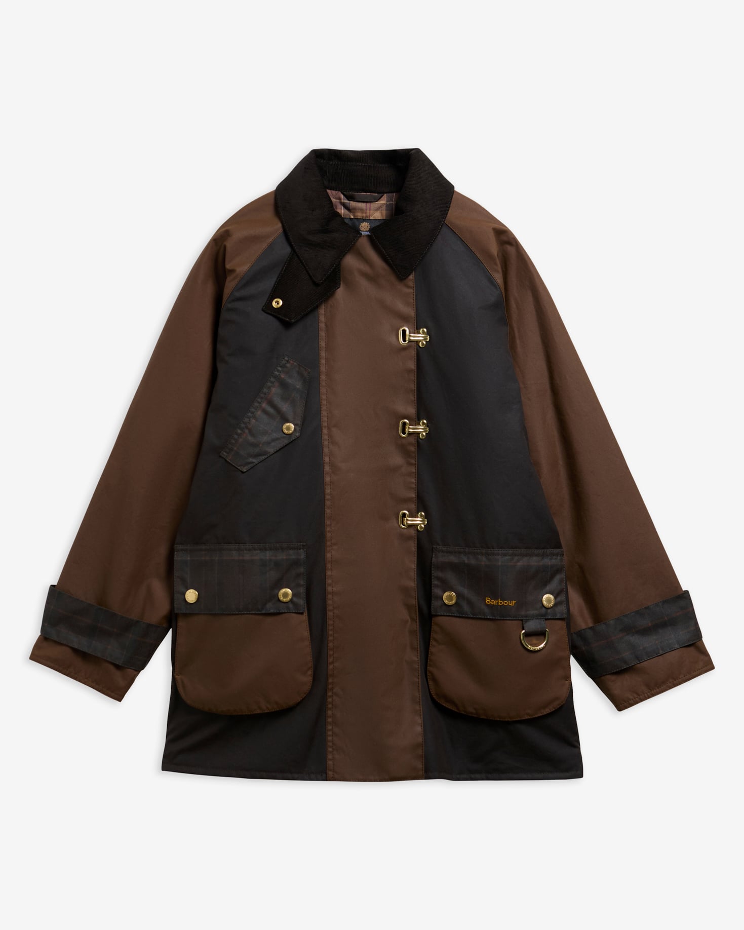 Felton Checked Waxed Jacket Rustic/Bark/Muted