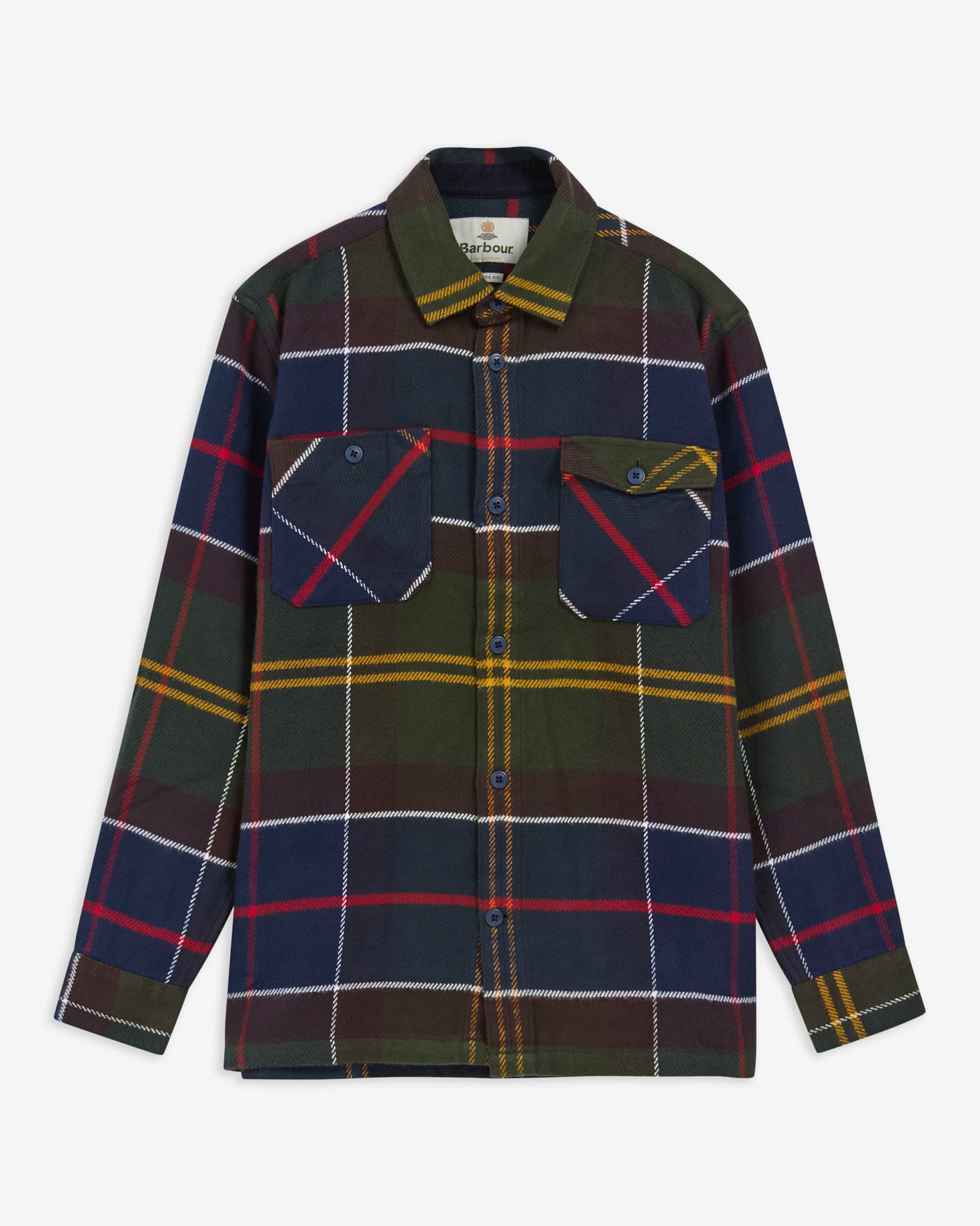 Hayfield Tartan Oversized Long-Sleeved Shirt Classic Tartan