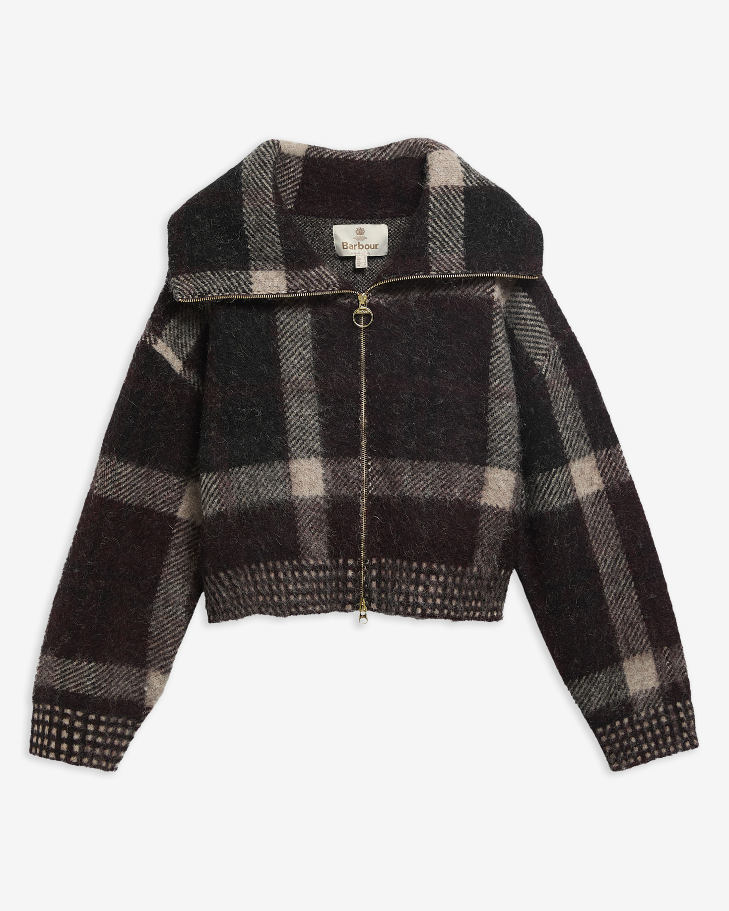 Barbour Cardigan Carville Zip-Up Multi