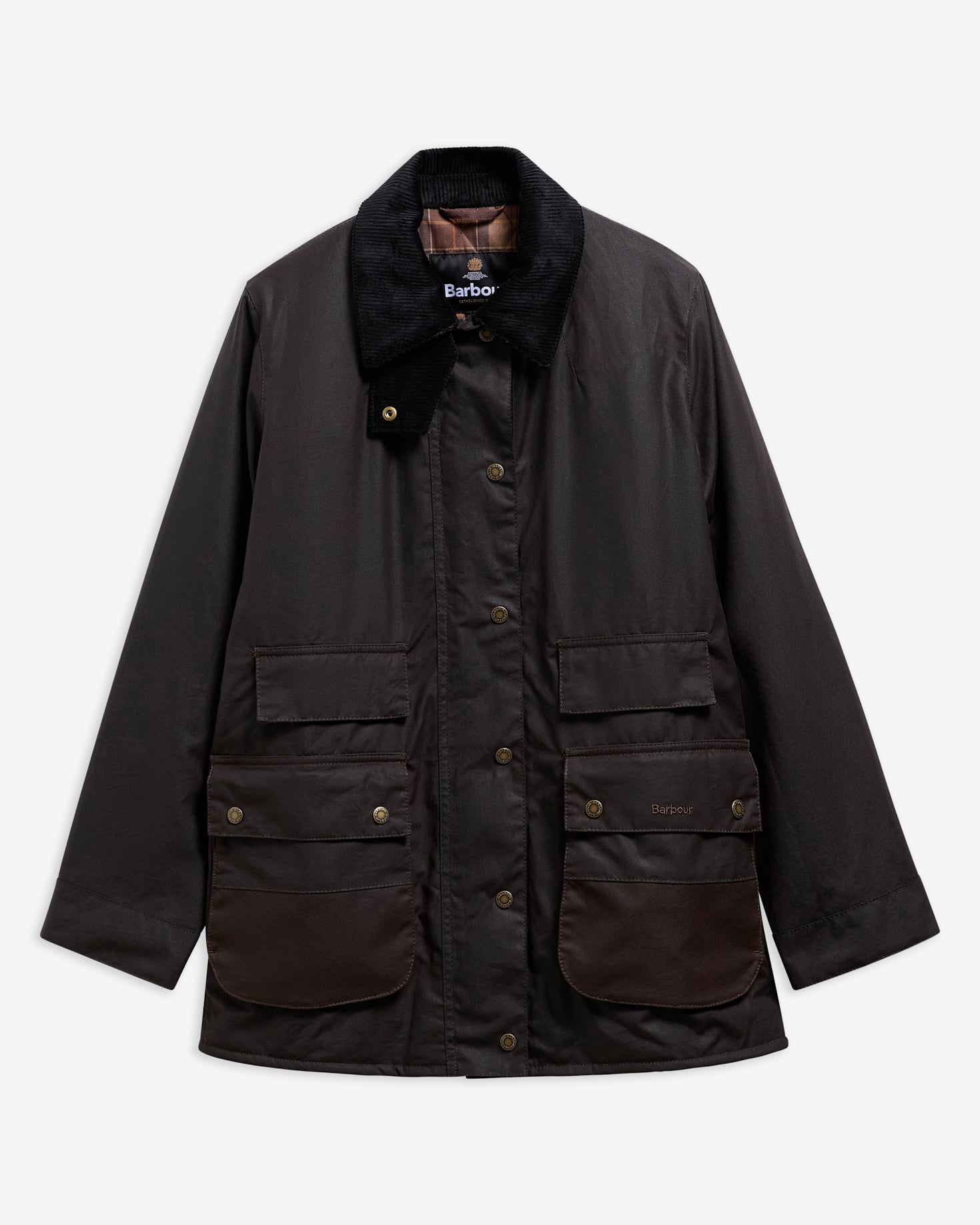 Modern Border Waxed Jacket Rustic/Muted