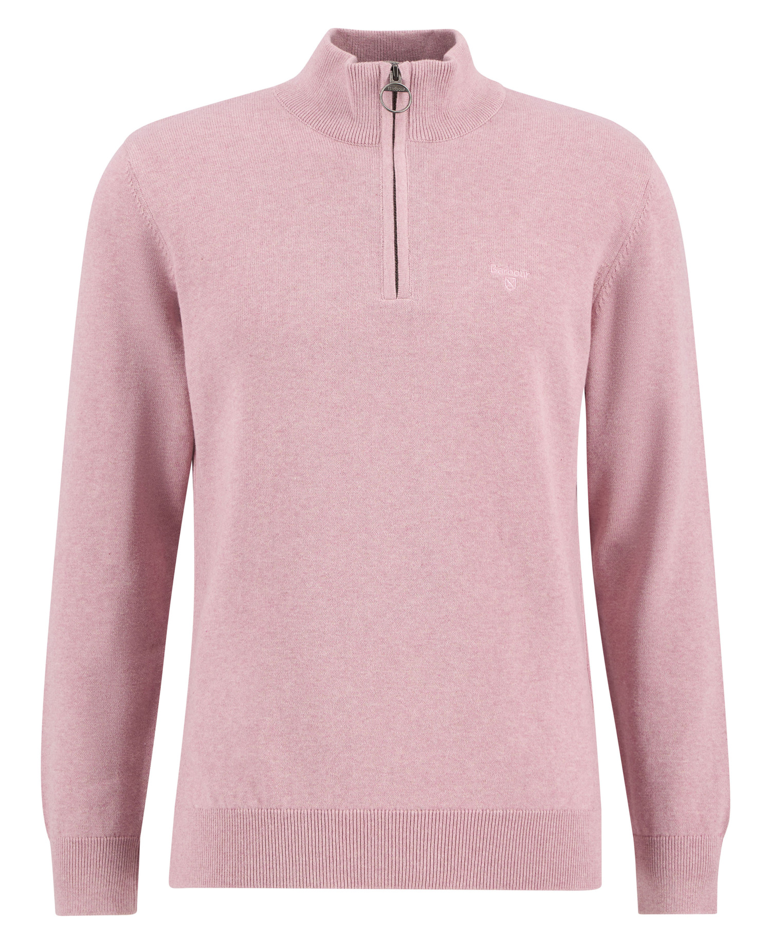 Cotton Quarter-Zip Jumper