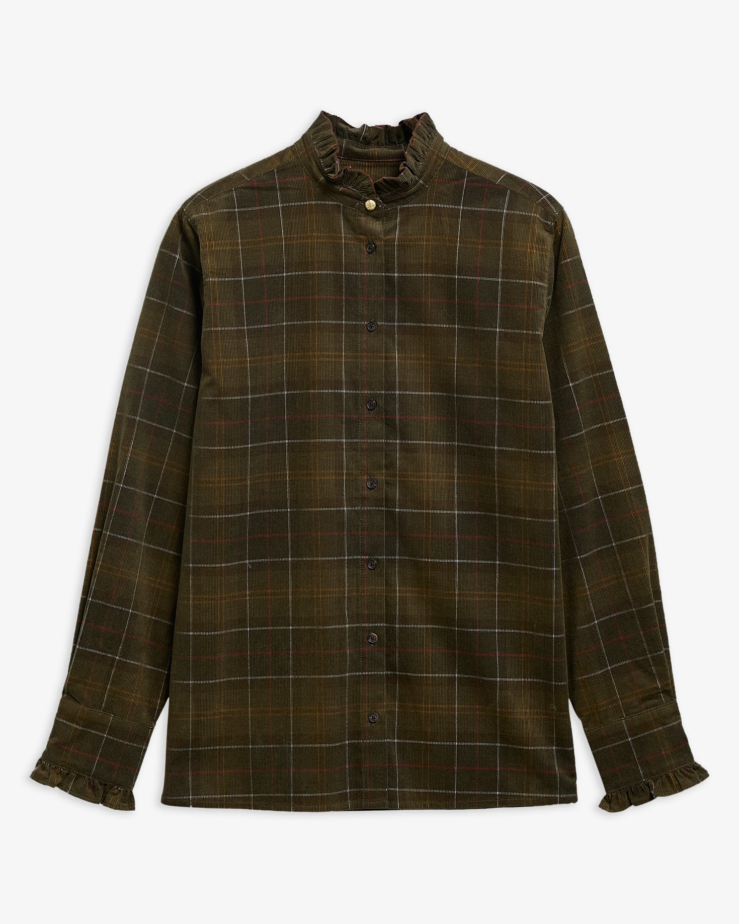 Barbour Hemd Shae Tartan Relaxed Fit Sage/Classic Tartan