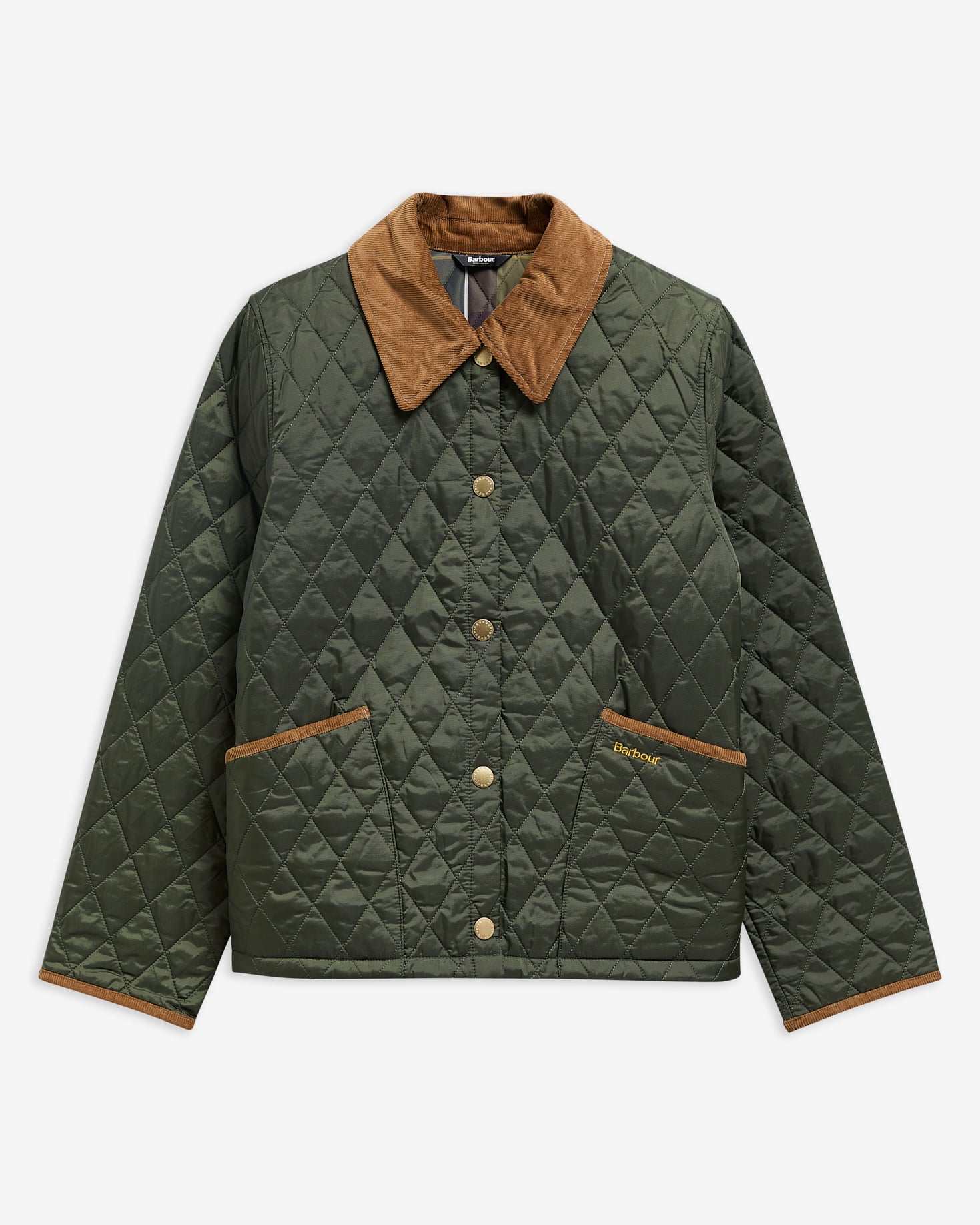 Giacca trapuntata Liddesdale Cropped Icons Olive/Classic