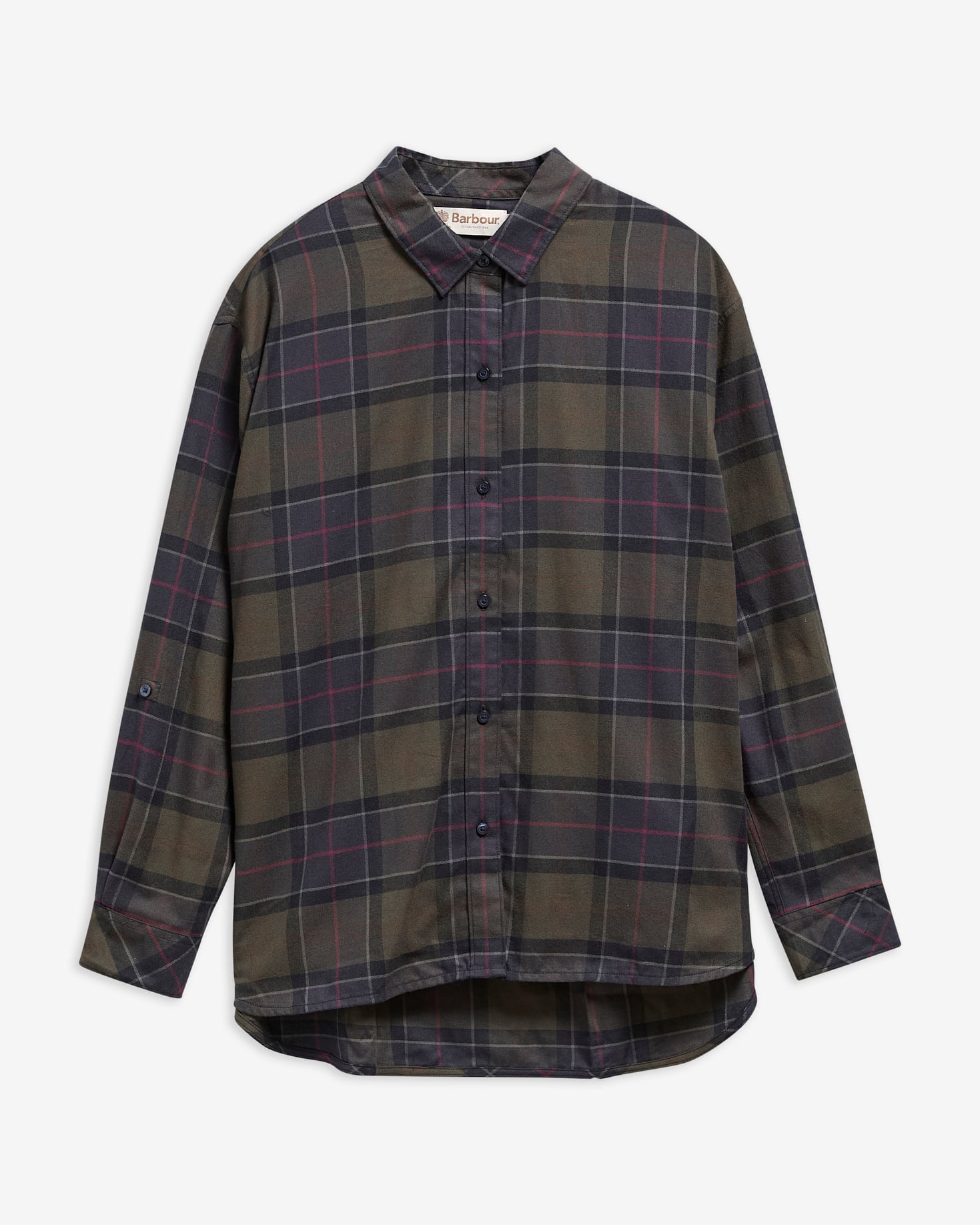 Camicia con vestibilit&agrave; rilassata Elishaw Shadow Classic Tartan