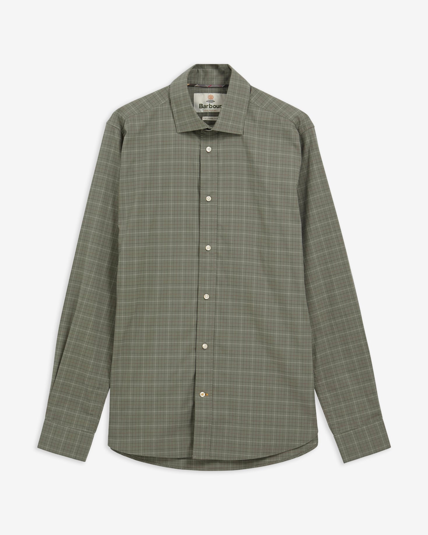 Barbour Hemd Ashfield Tailored Fit Agave Green