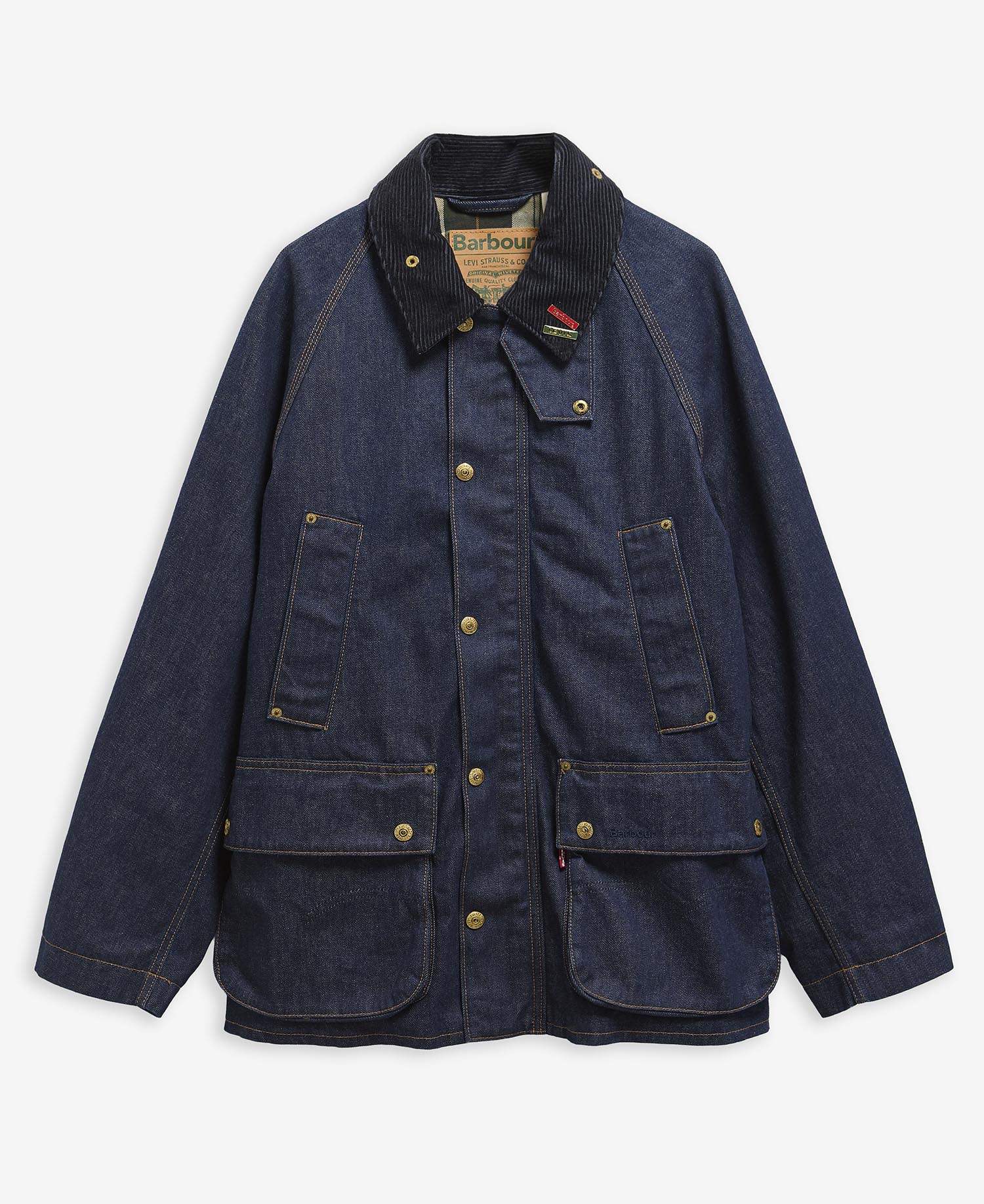 Barbour x Levi's Oversized Bedale Denim Jacket